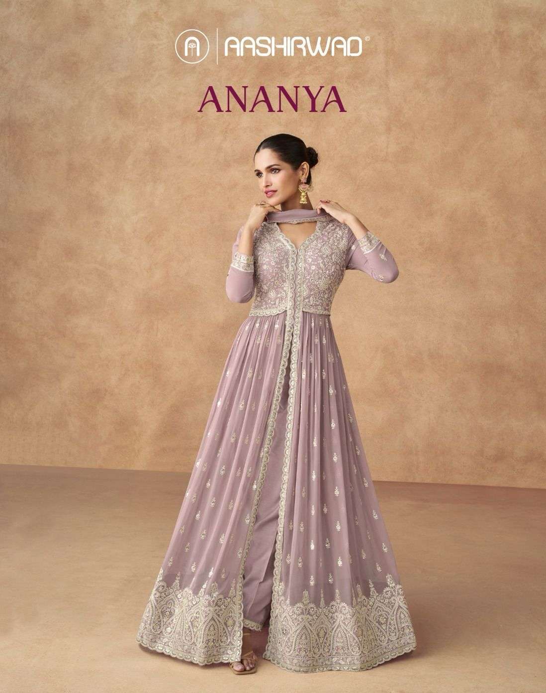 AASHIRWAD ANAYA 10193 TO 10195 LATEST DESIGNER READYMADE CATALOGUE