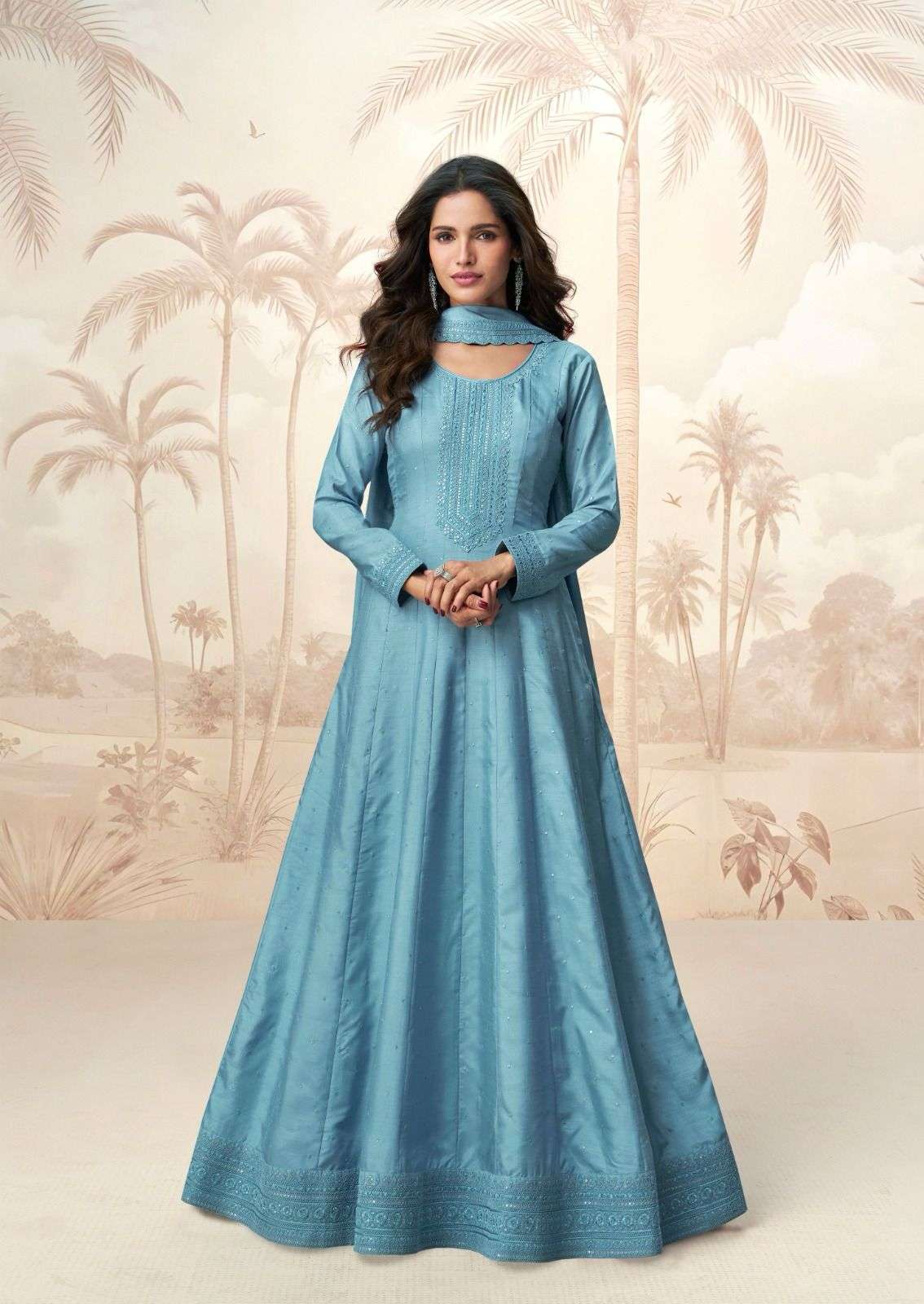 AASHIRWAD RAAGINI 10229 TO 10233 PARTYWEAR GOWN CATALOG EXPORTER 2025