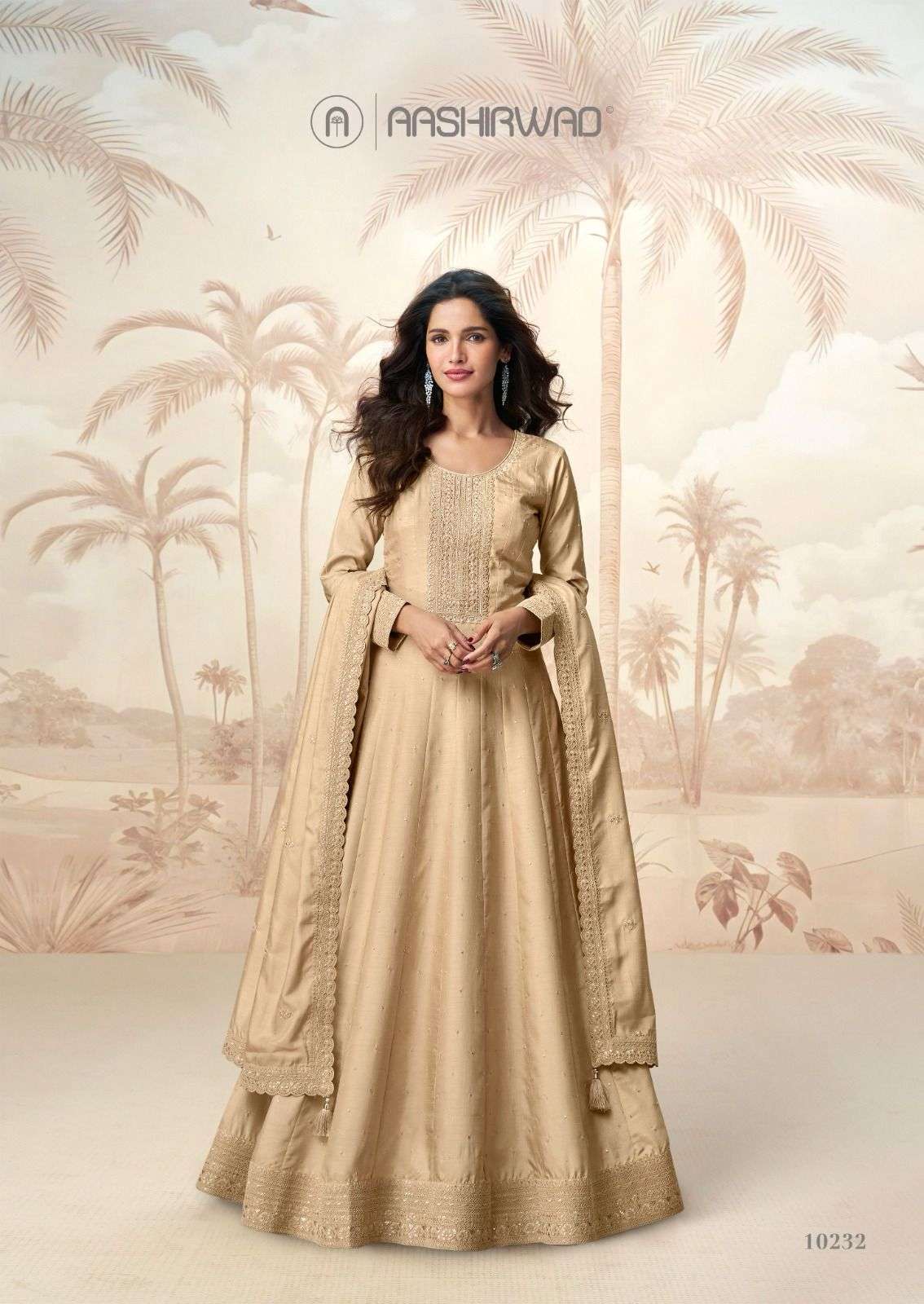 AASHIRWAD RAAGINI 10229 TO 10233 PARTYWEAR GOWN CATALOG EXPORTER 2025
