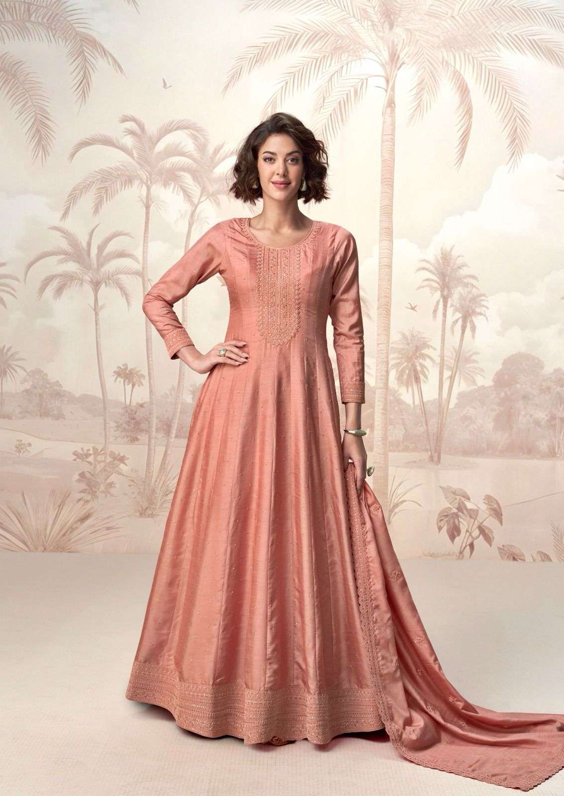 AASHIRWAD RAAGINI 10229 TO 10233 PARTYWEAR GOWN CATALOG EXPORTER 2025