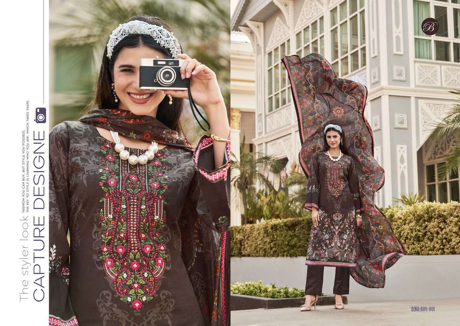 BELLIZA NAIRA VOL 98 PURE COTTON SUIT CATALOG EXPORTER 2025
