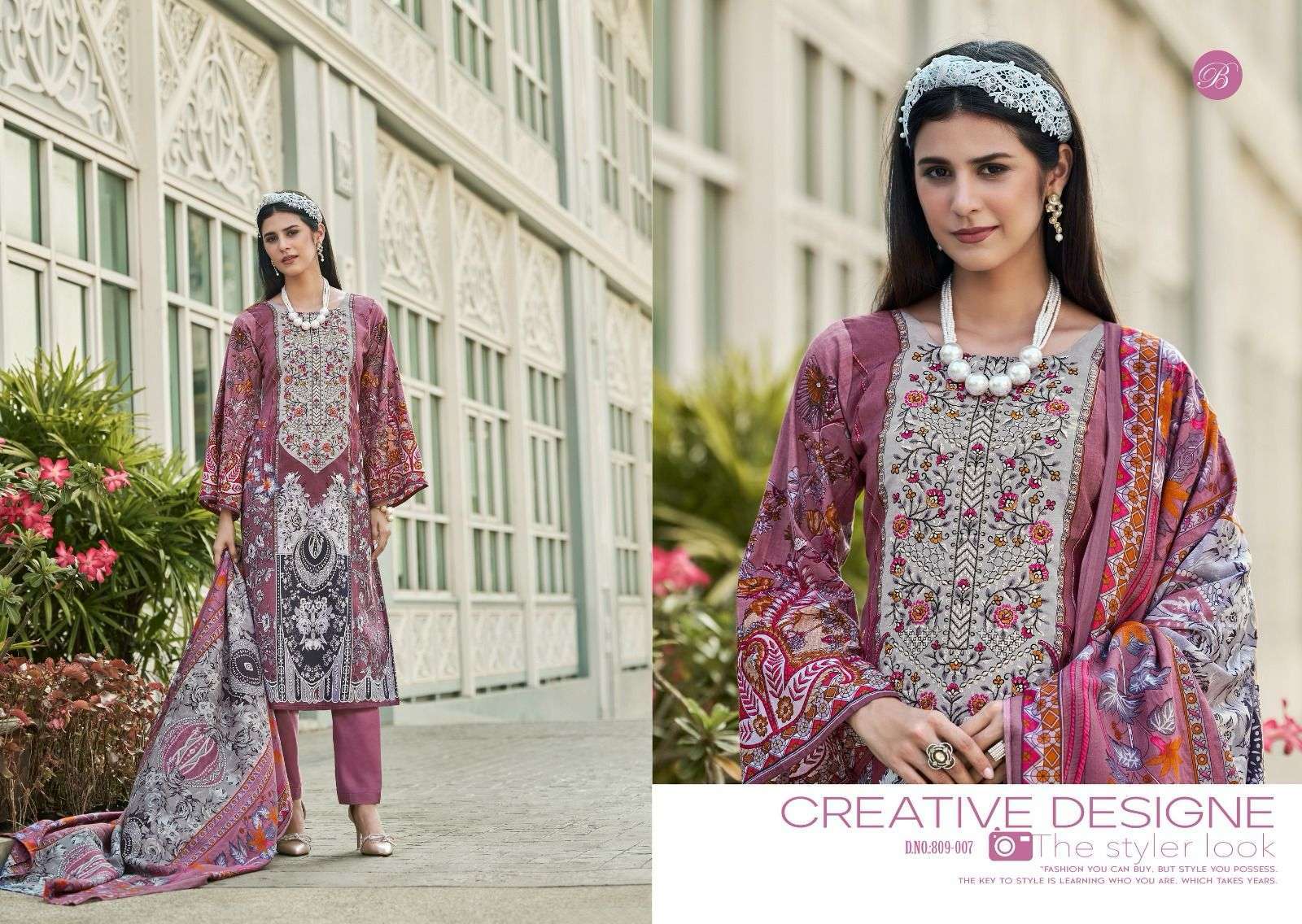 BELLIZA NAIRA VOL 98 PURE COTTON SUIT CATALOG EXPORTER 2025