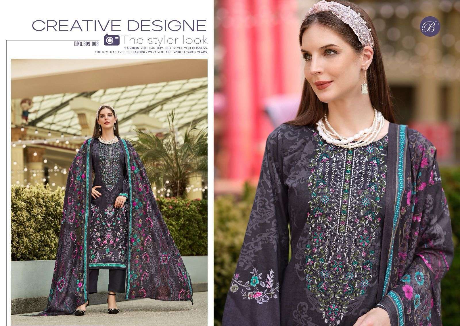 BELLIZA NAIRA VOL 98 PURE COTTON SUIT CATALOG EXPORTER 2025