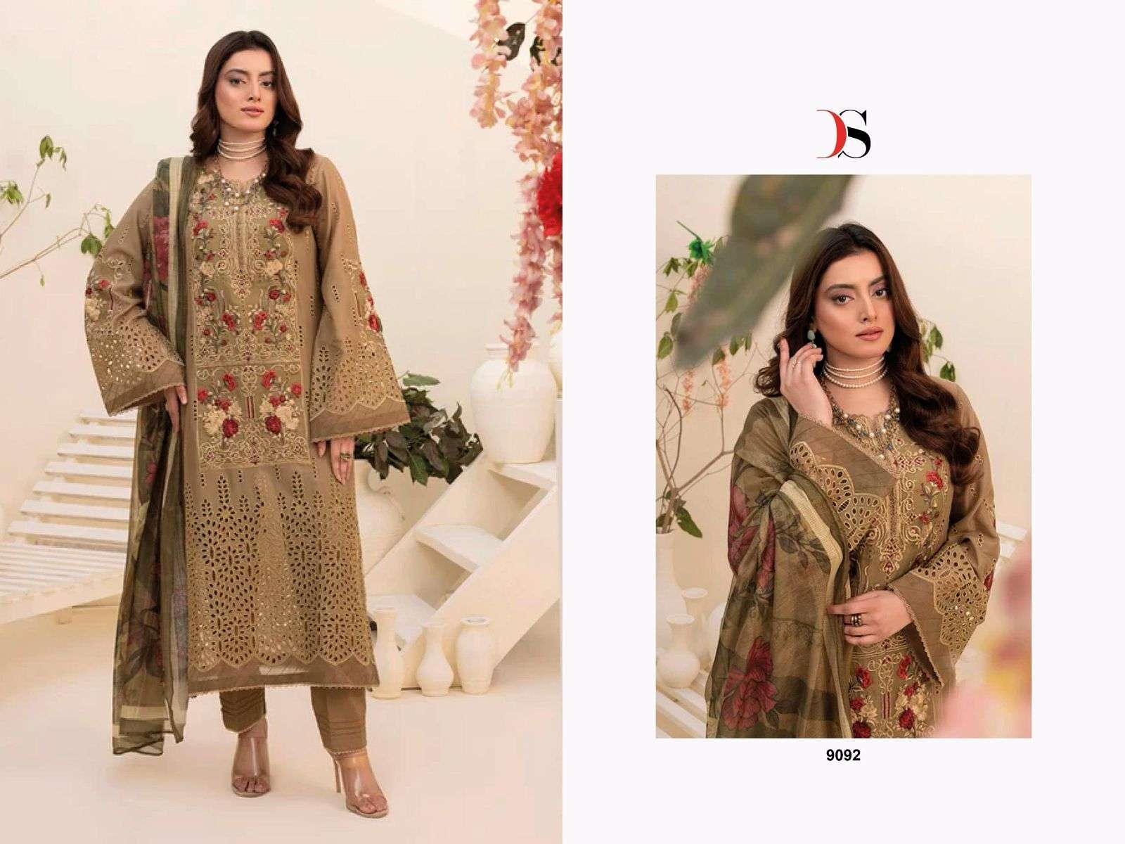 DEEPSY SUIT LATEST CATALOGUE ADANSLIBAS ZARIA 25 COTTON DRESS WHOLESALER 2025