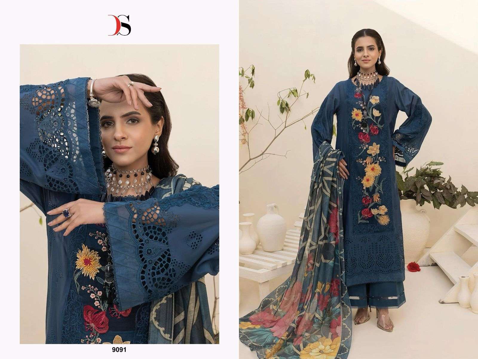 DEEPSY SUIT LATEST CATALOGUE ADANSLIBAS ZARIA 25 COTTON DRESS WHOLESALER 2025