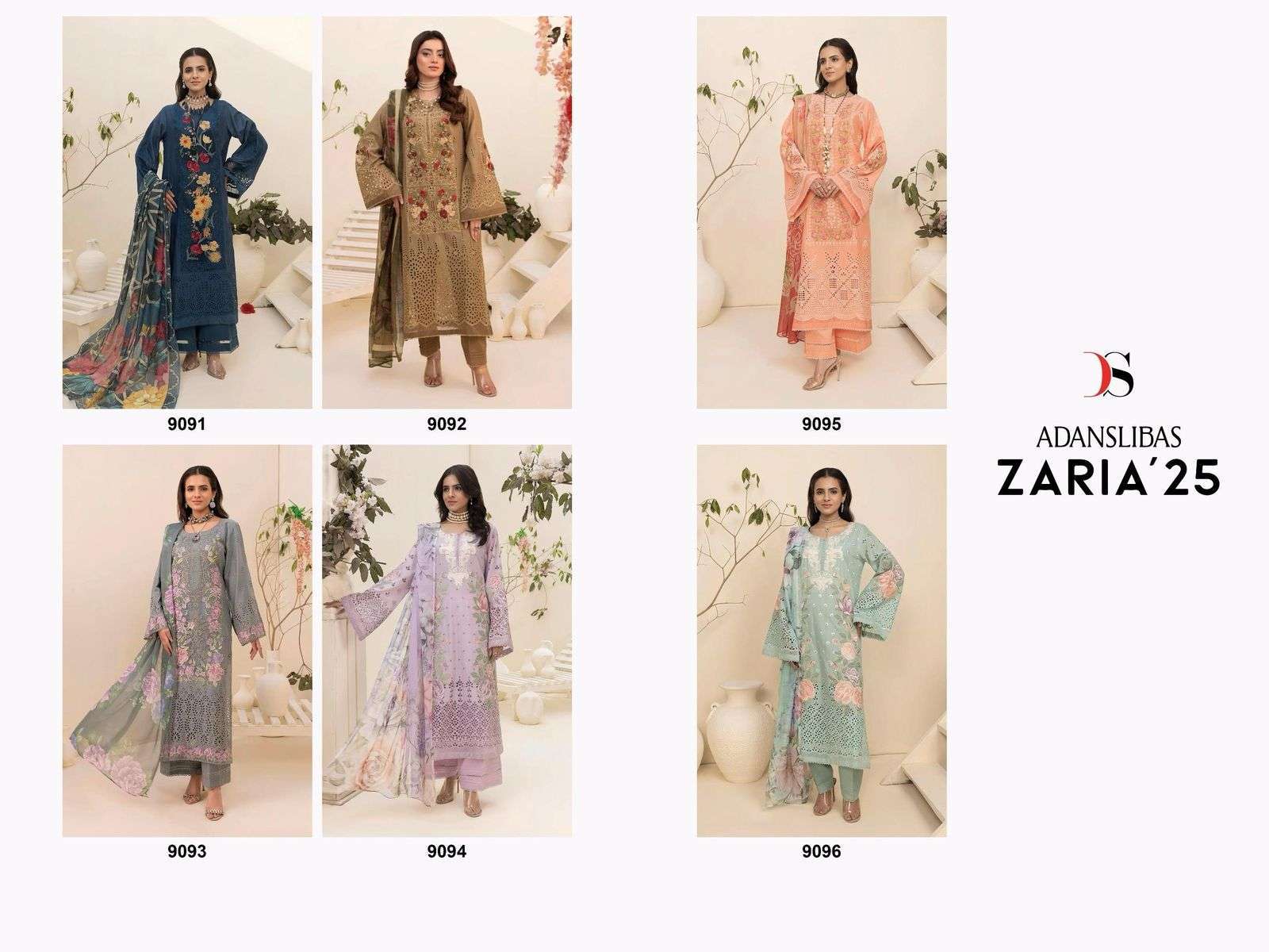 DEEPSY SUIT LATEST CATALOGUE ADANSLIBAS ZARIA 25 COTTON DRESS WHOLESALER 2025