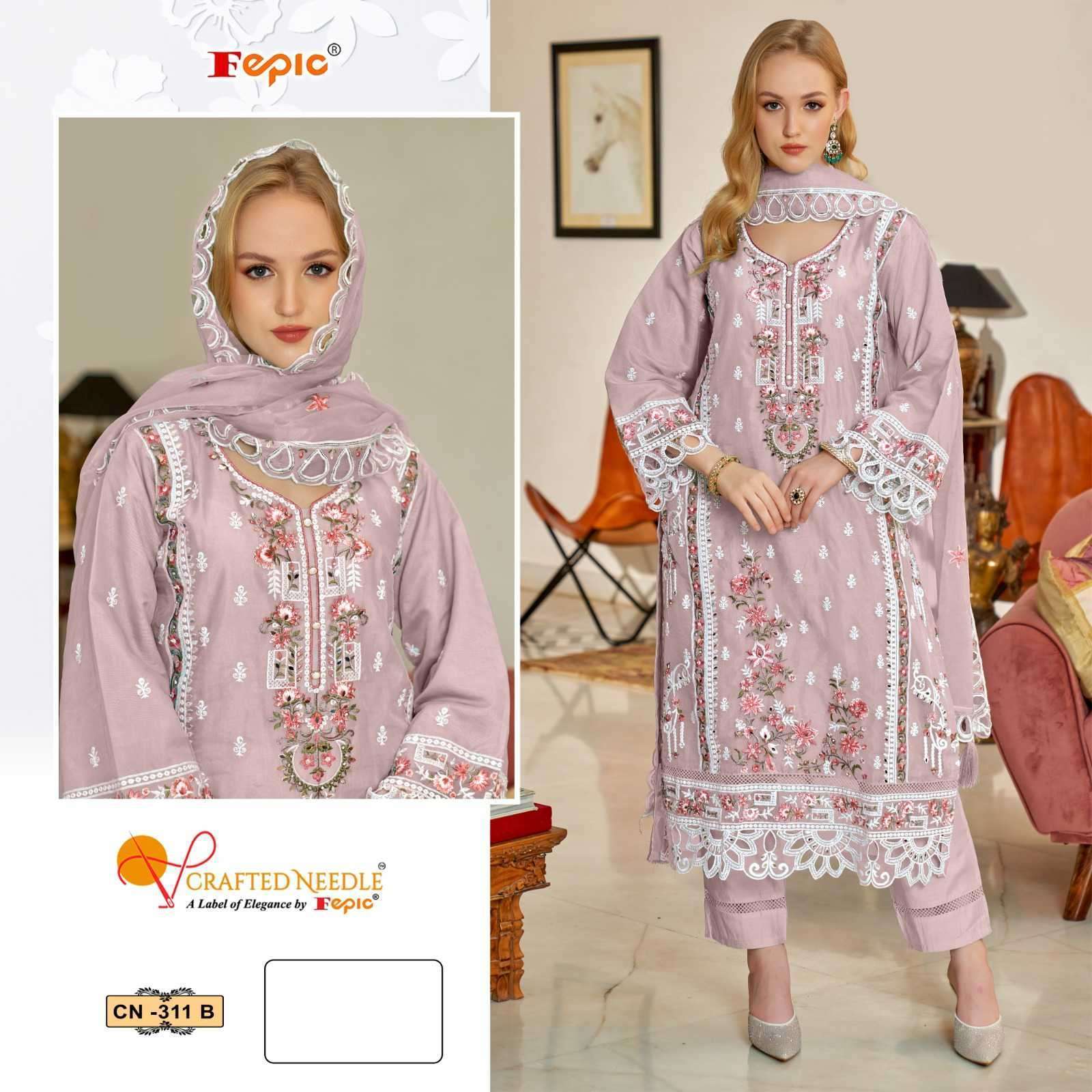 FEPIC CN 311 COLORS PARTYWEAR READYMADE PAKISTANI SUIT COLLECTION WHOLESALER 2025