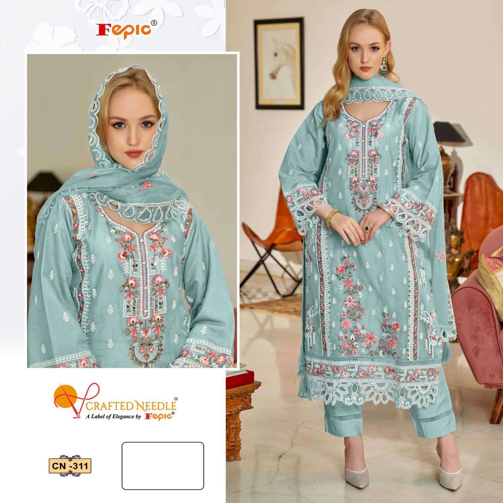 FEPIC CN 311 COLORS PARTYWEAR READYMADE PAKISTANI SUIT COLLECTION WHOLESALER 2025