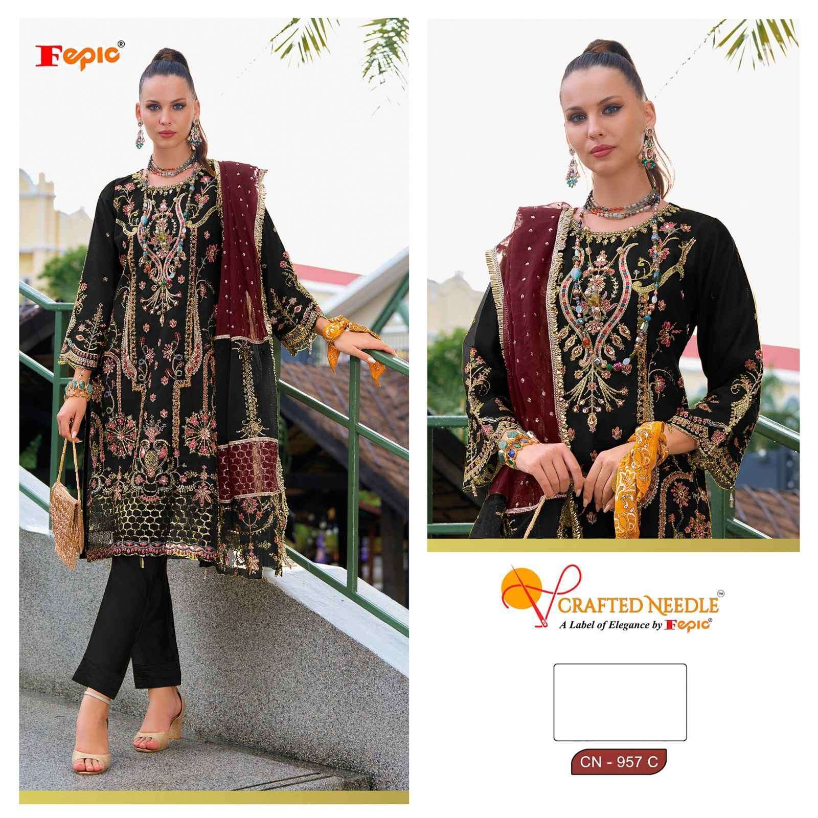 FEPIC CN 957 COLORS READYMADE PAKISTANI SUIT CATALOG WHOLESALER 