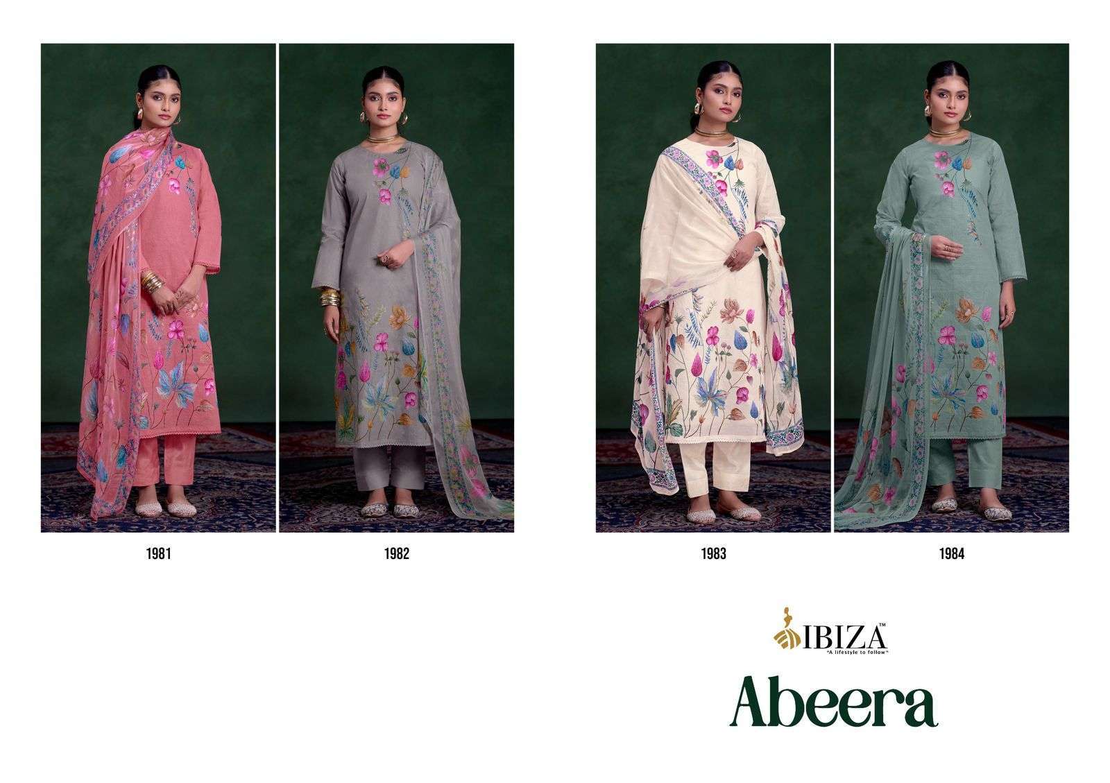IBIZA ABEERA FANCY PURE ORGENDI LATEST SUIT CATALOGUE BEST RATE DEALER 2025