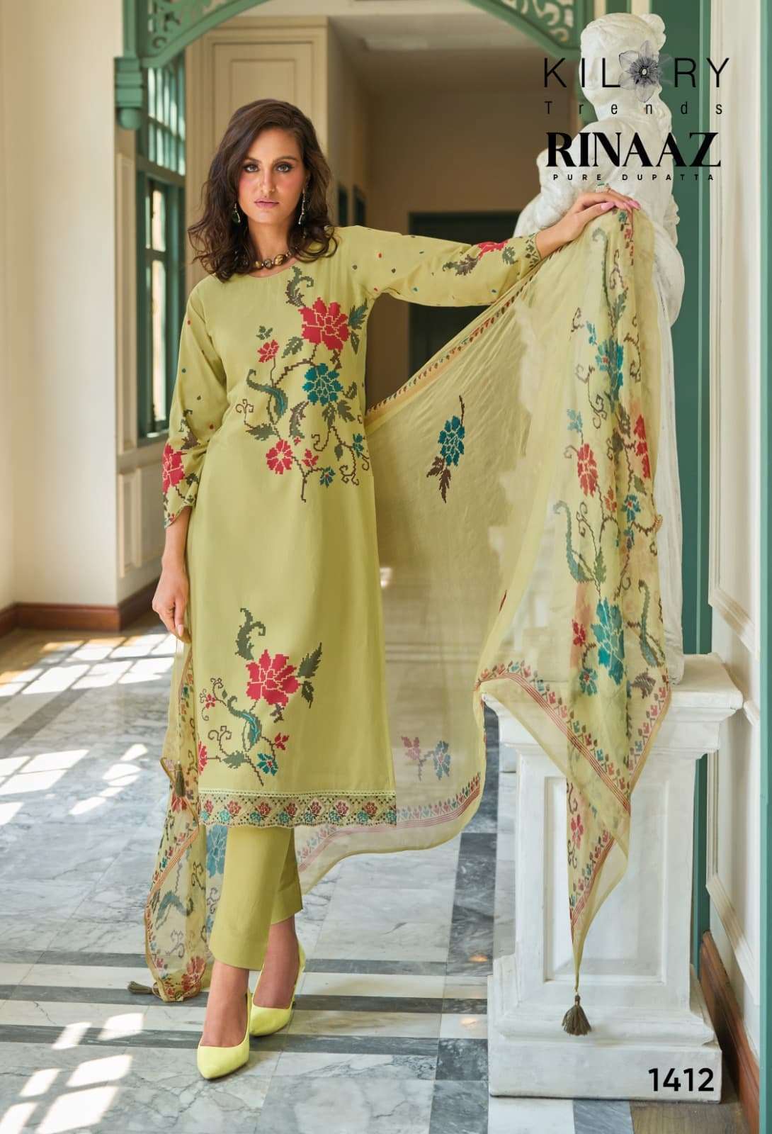 KILORY TRENDZ RINAAZ PURE LAWN COTTON SUIT CATALOG SUPPLIER 2025