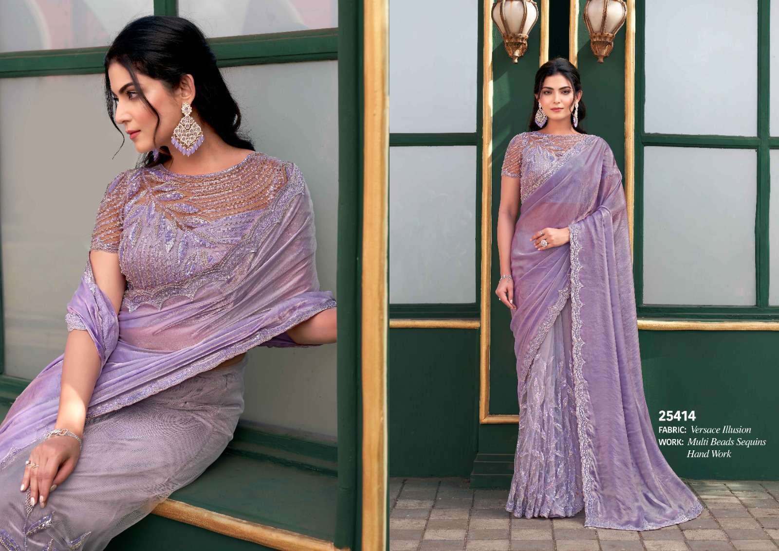 MAHOTSAV NORIE 25407 TO 25415 PARTWEAR DESIGNER SAREE CATALOG BEST RATE 2025