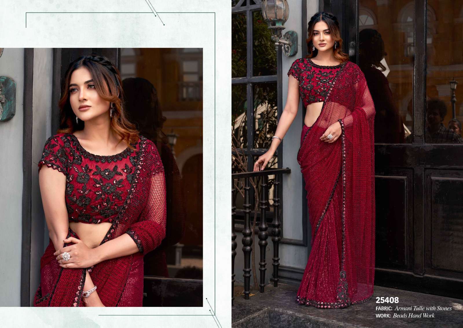 MAHOTSAV NORIE 25407 TO 25415 PARTWEAR DESIGNER SAREE CATALOG BEST RATE 2025