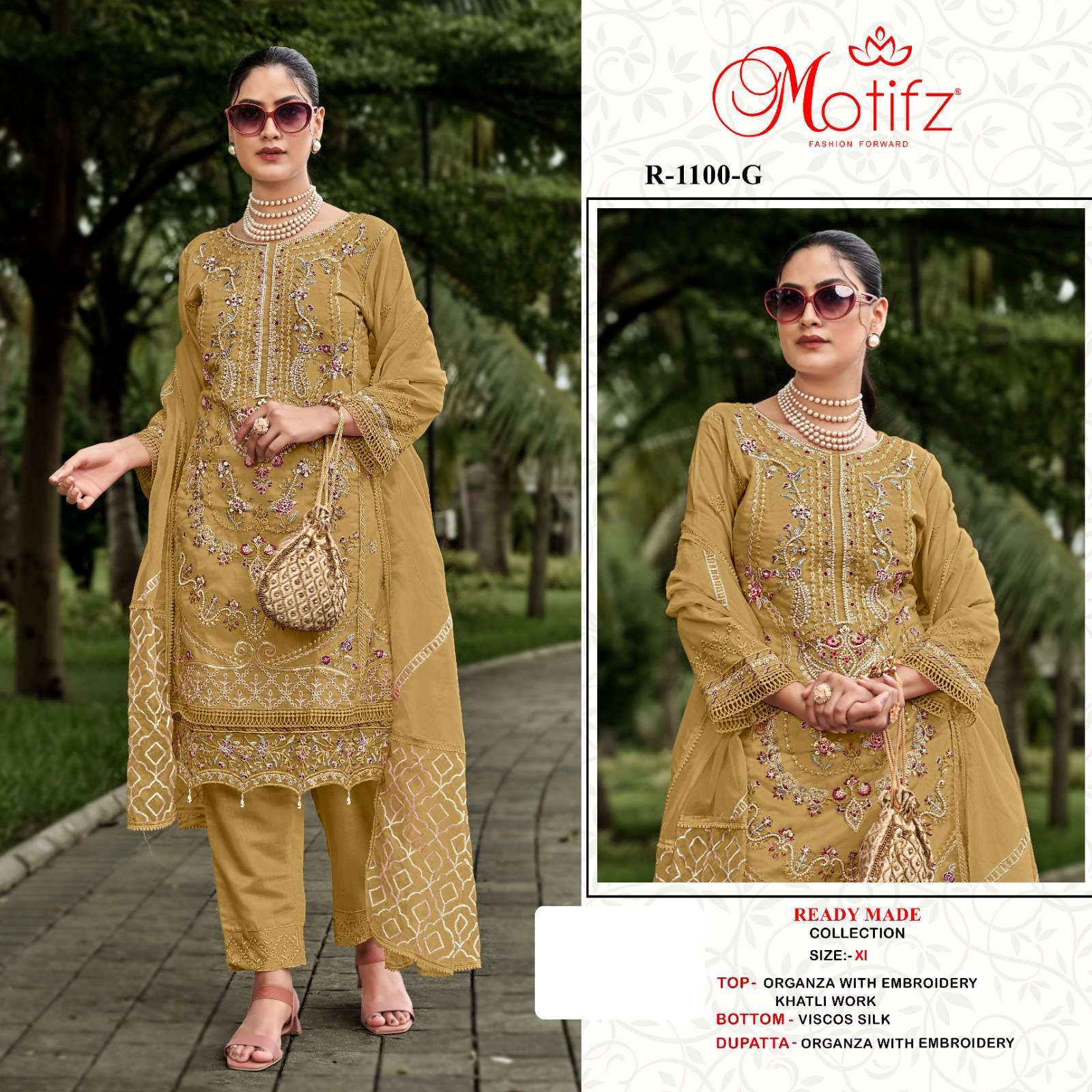 MOTIFZ R 1100 COLORS PAKISTANI READYMADE SUIT COLLECTION BEST RATE 