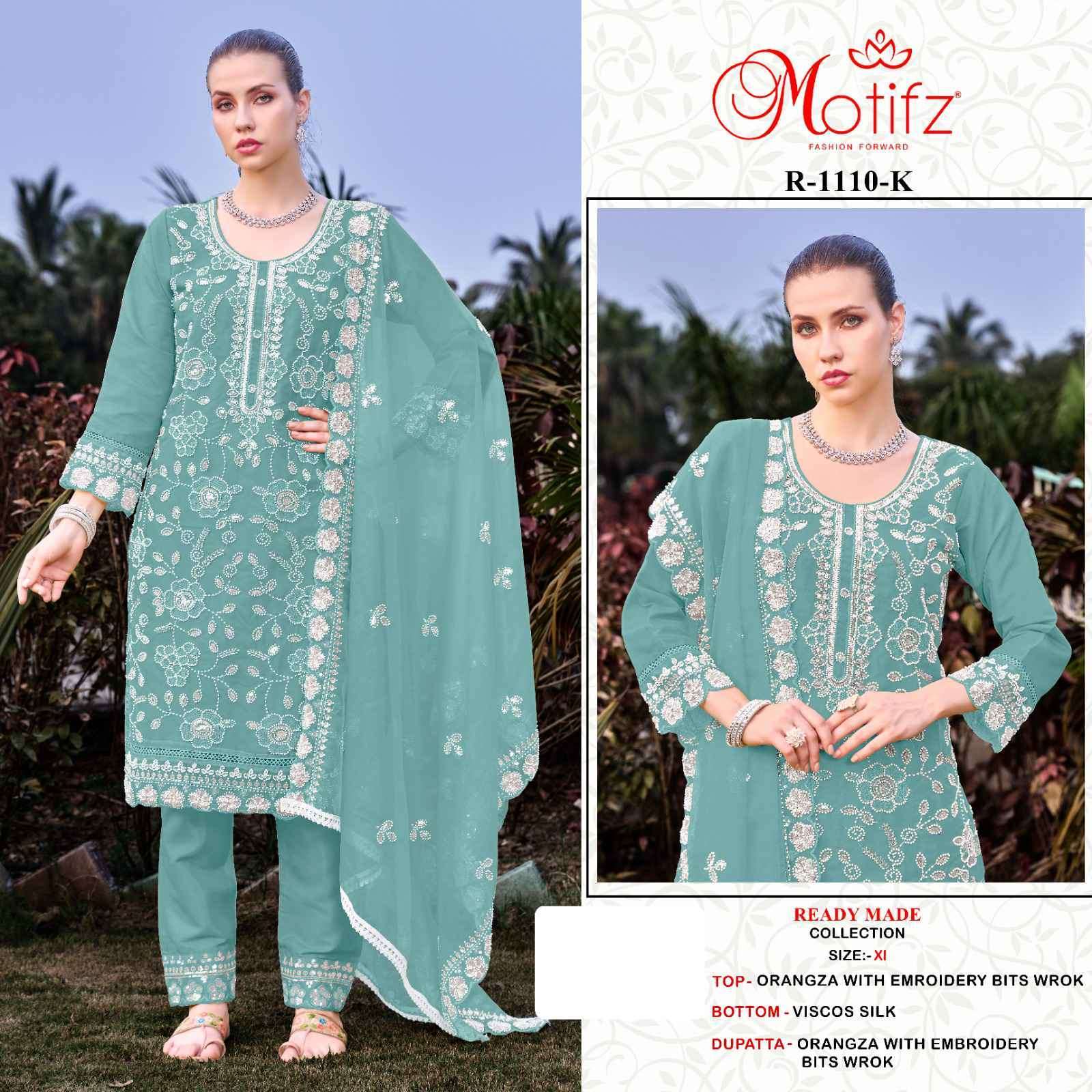 MOTIFZ R 1110 VOL 2 COLORS READYMADE PAKISTANI CATALOG SUIT DEALER