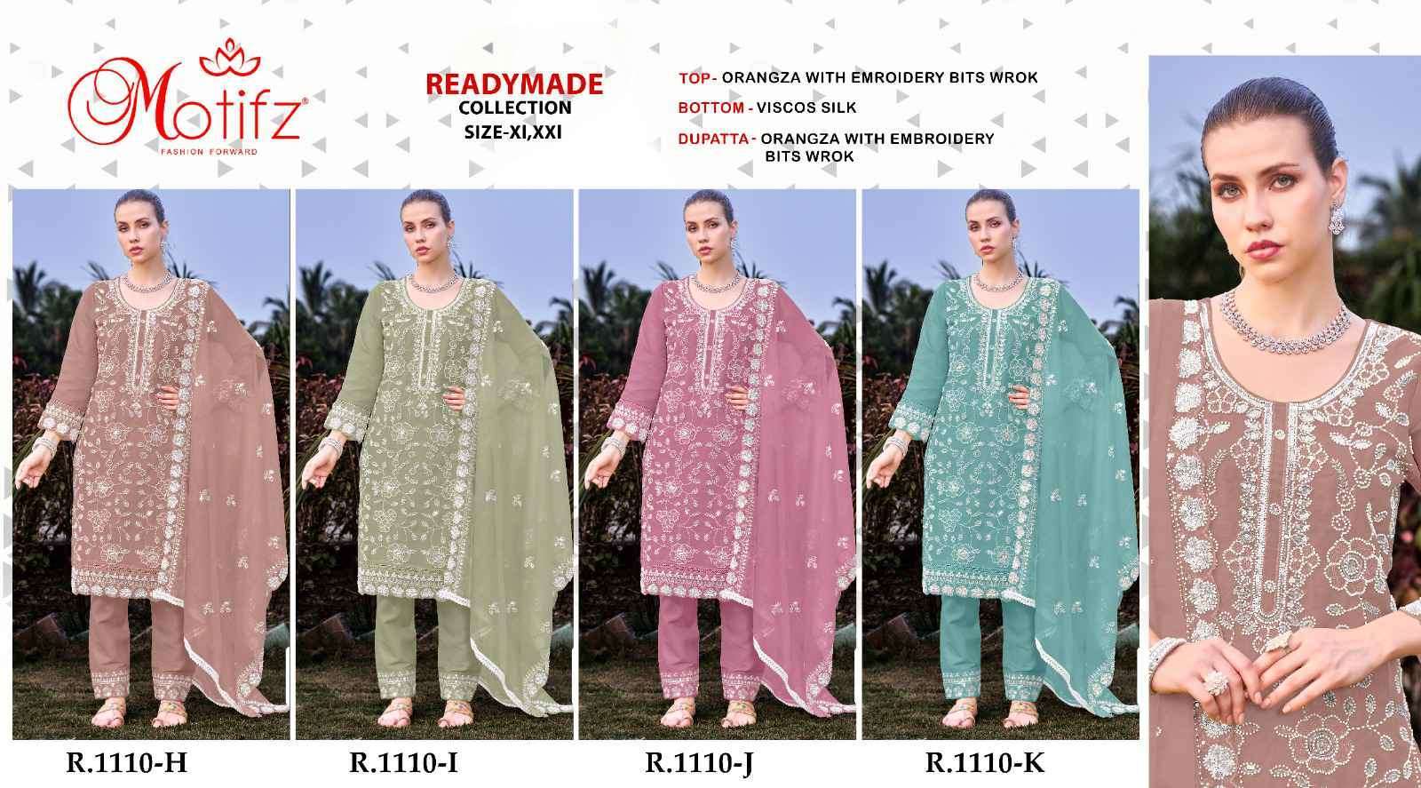 MOTIFZ R 1110 VOL 2 COLORS READYMADE PAKISTANI CATALOG SUIT DEALER