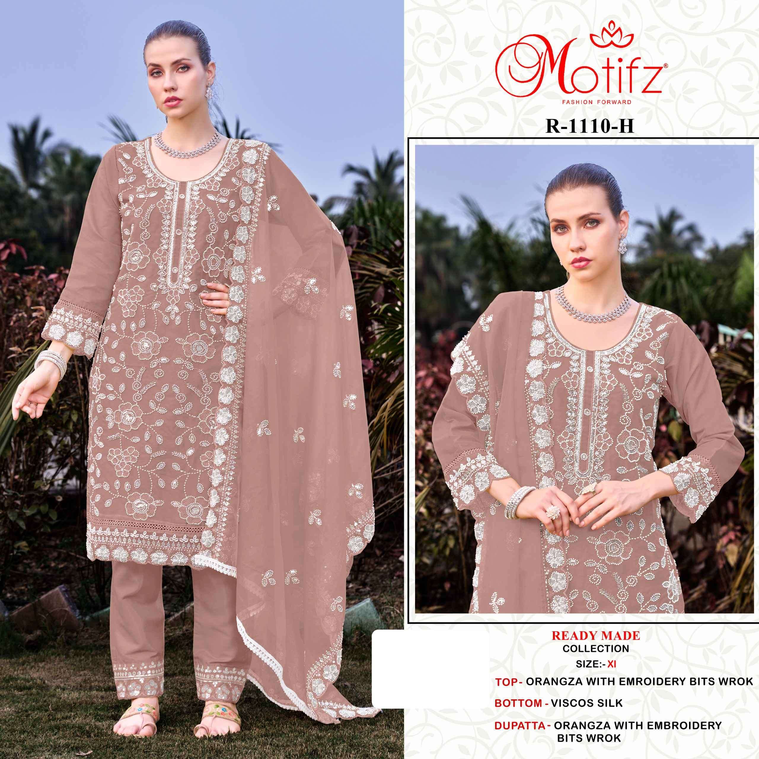 MOTIFZ R 1110 VOL 2 COLORS READYMADE PAKISTANI CATALOG SUIT DEALER