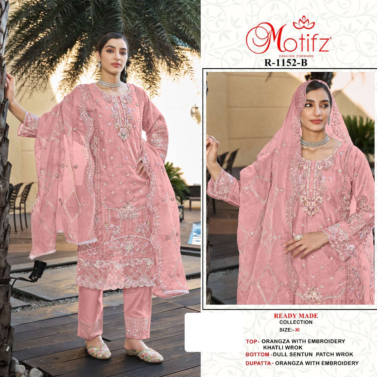 MOTIFZ R 1152 COLORS PAKISTANI READYMADE SUIT COLLECTION 2025