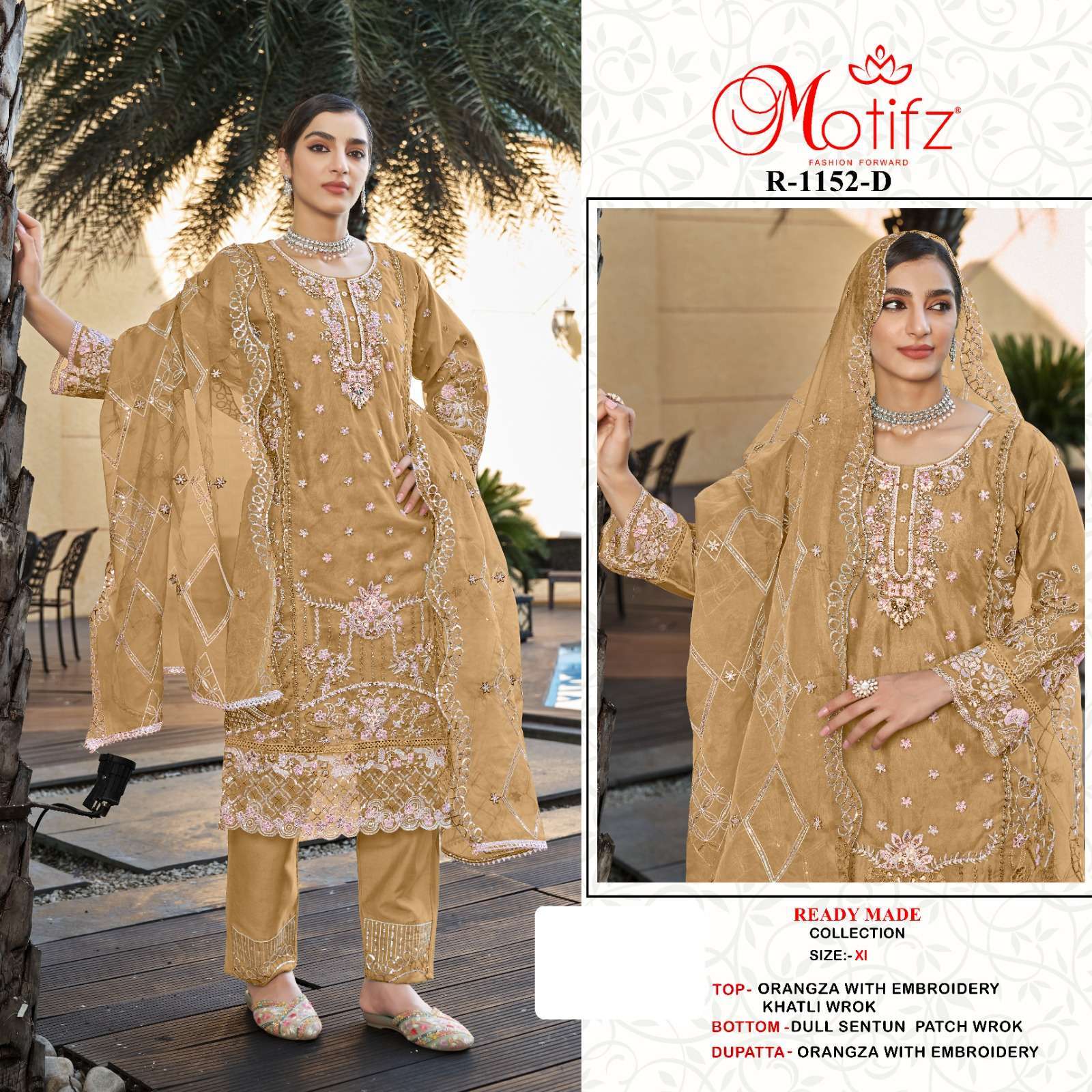 MOTIFZ R 1152 COLORS PAKISTANI READYMADE SUIT COLLECTION 2025