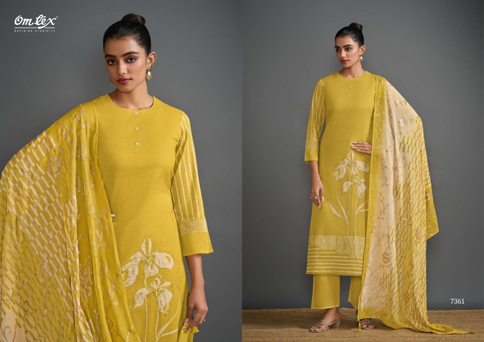 OMTEX SLEEK STYLISH COTTON SUIT CATALOGUE BEST RATE DEALER 2025