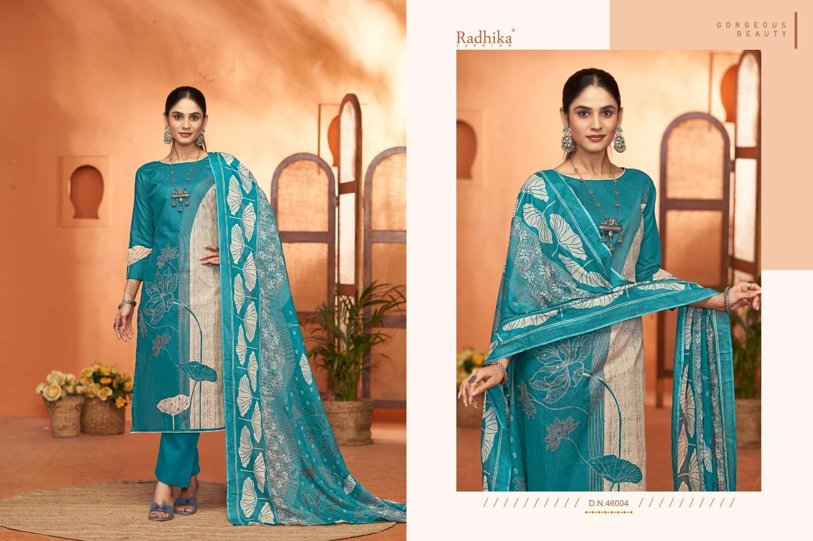 RADHIKA AZARA NOORI FANCY COTTON SALWER SUIT CATALOG WHOLESALE PRICE 