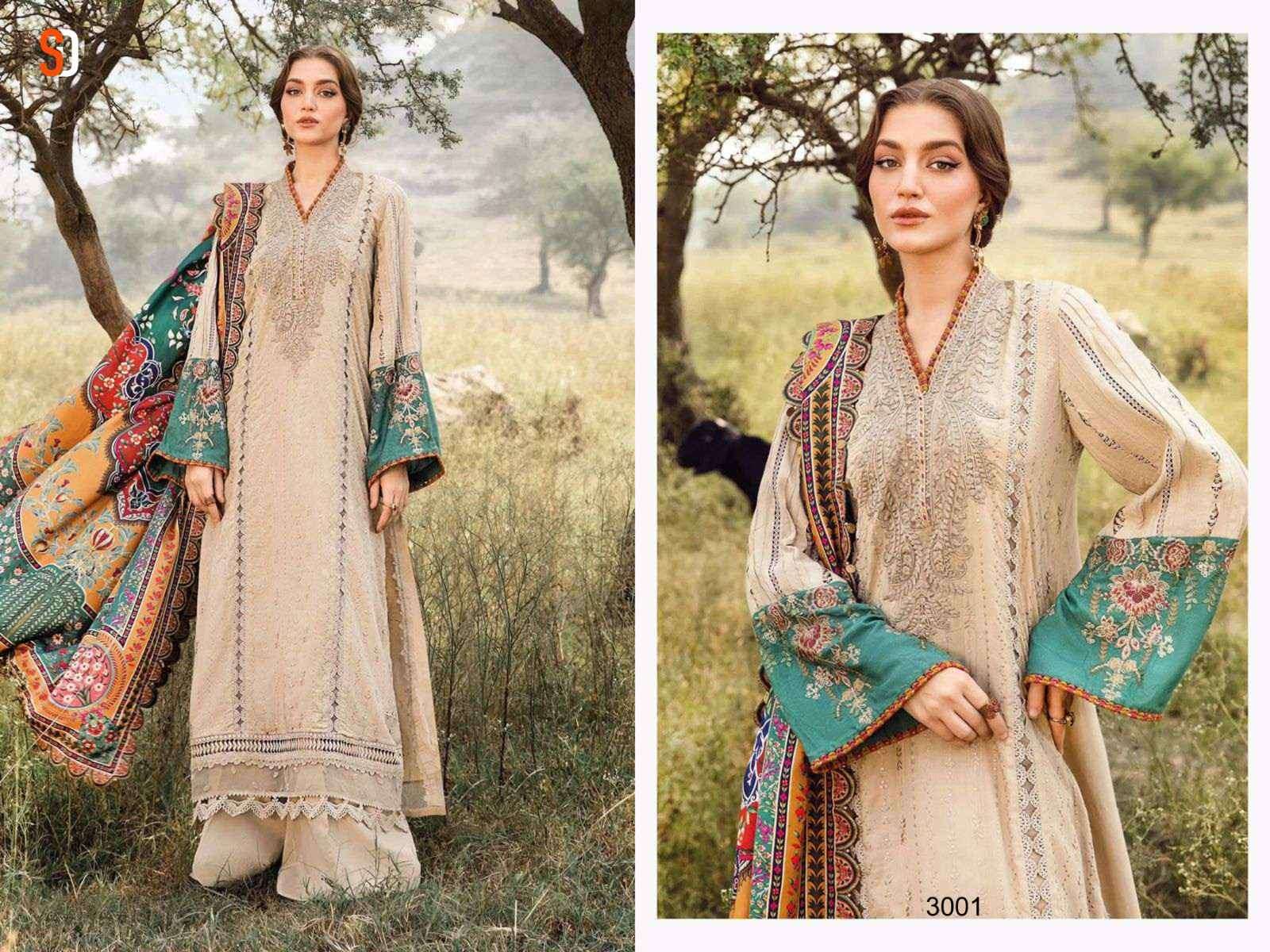 SHRADDHA MARIA B VOL 3 PURE VISCOSE RAYON FANCY SUIT CATALOG EXPORTER 2025