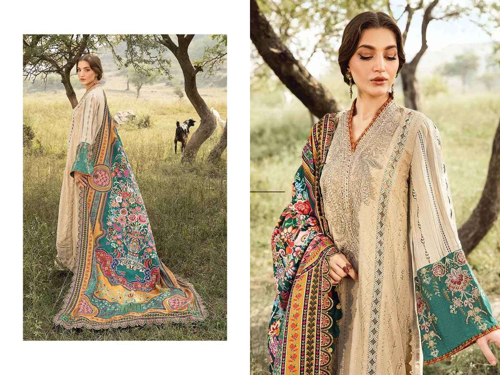 SHRADDHA MARIA B VOL 3 PURE VISCOSE RAYON FANCY SUIT CATALOG EXPORTER 2025