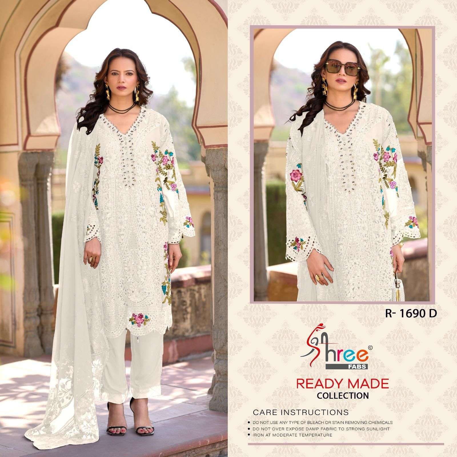 SHREE FAB R 1690 COLORS READYMADE PAKISTANI SUIT WHOLESALER 2025