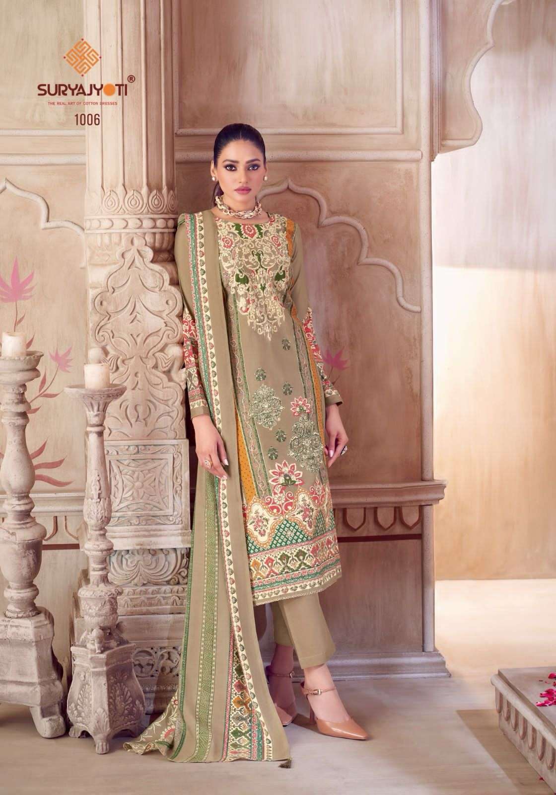 SURYAJYOTI KIMORA VOL 1 FANCY WEAR MODAL SUIT CATALOG WHOLESALER 