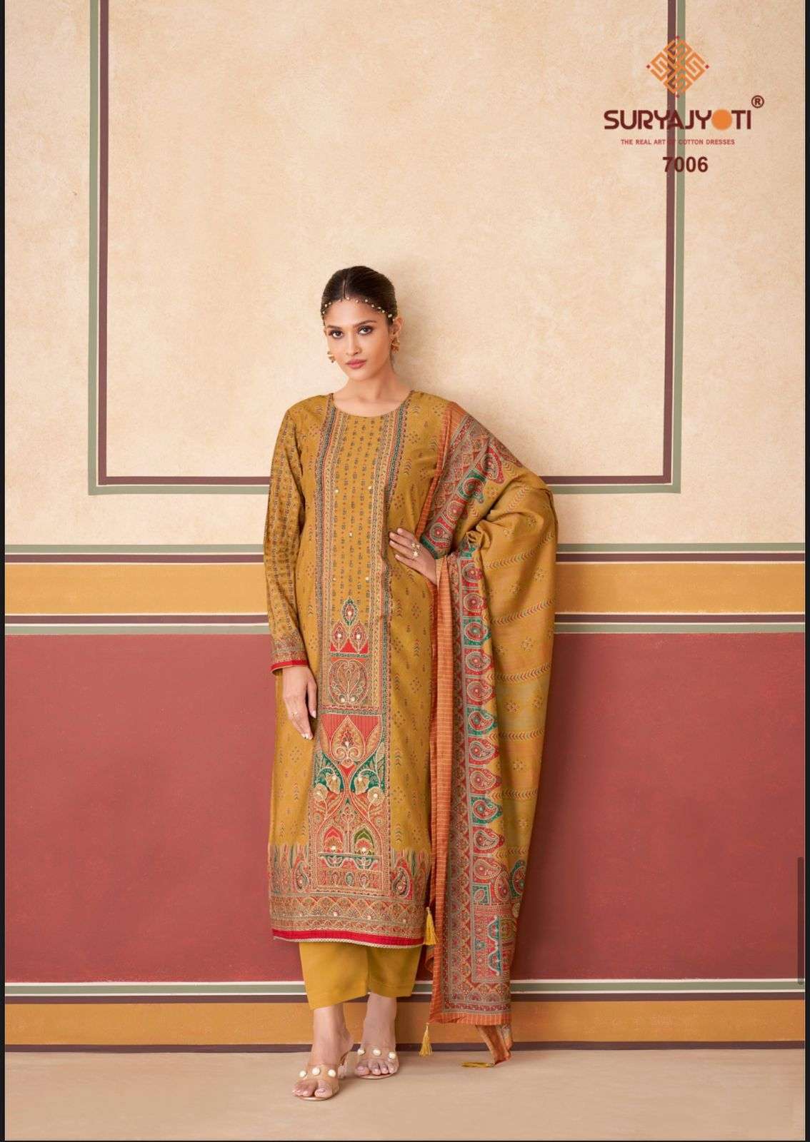 SURYAJYOTI PAYAL VOL 7 PURE MODEL PRINT LADIES DRESS CATALOGUE WHOLESALER 