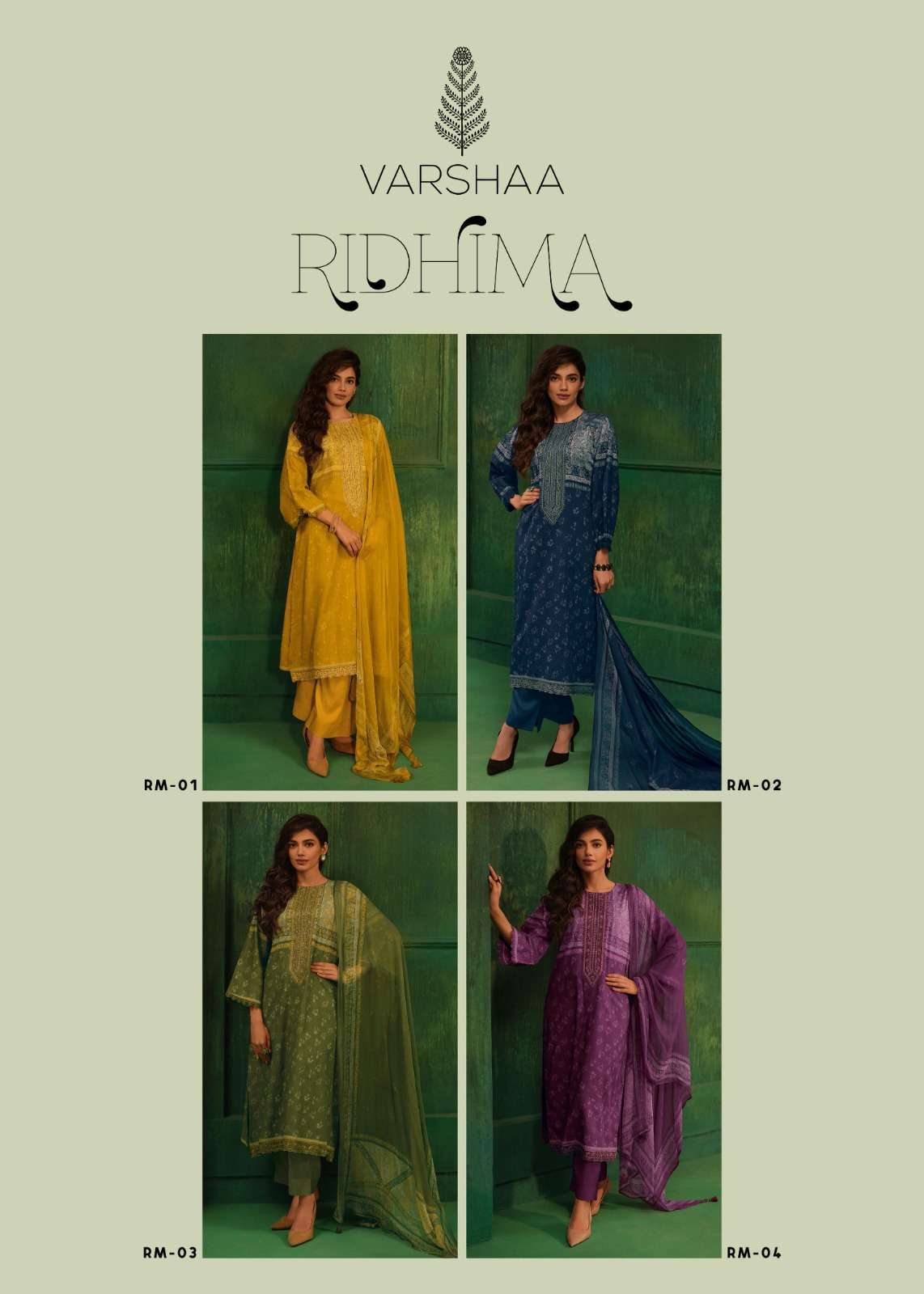 VARSHA RIDHIMA COTTON DRESS LATEST CATALOGUE 2025