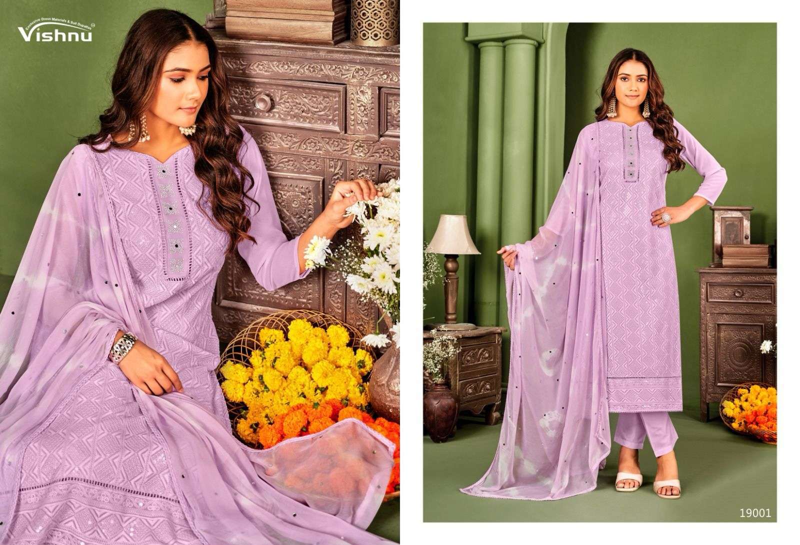 VISHNU ZULFAT VOL 6 GEORGETTE DRESS CATALOG SUPPLIER 2025