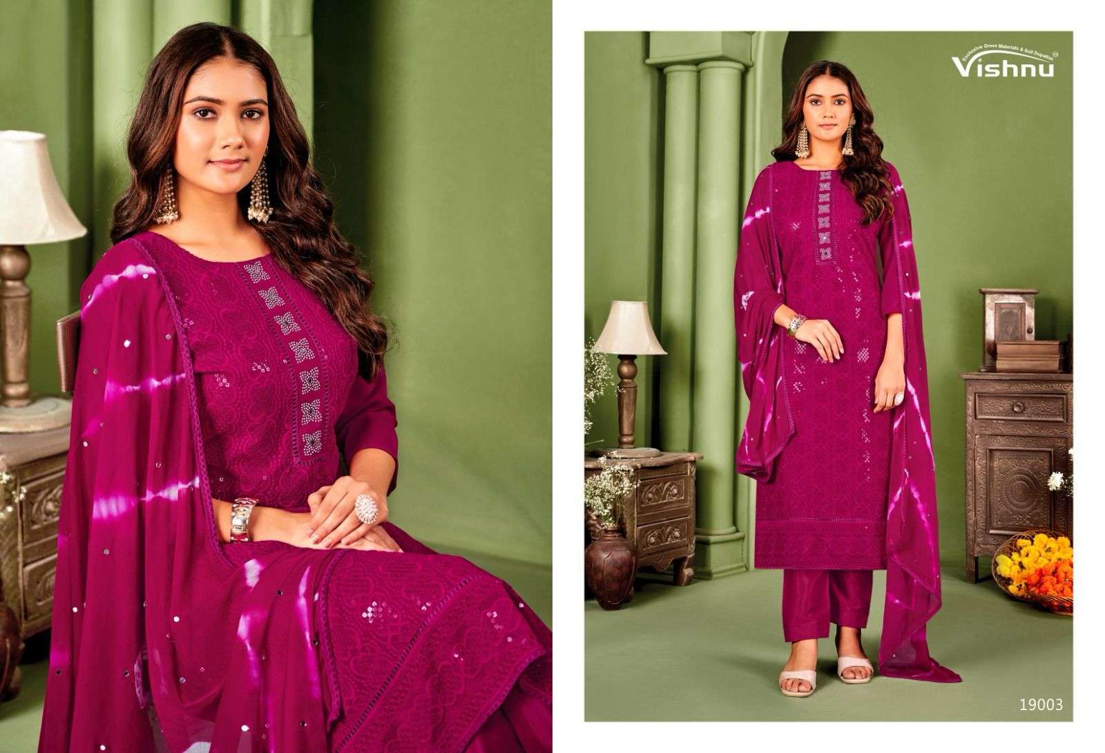 VISHNU ZULFAT VOL 6 GEORGETTE DRESS CATALOG SUPPLIER 2025