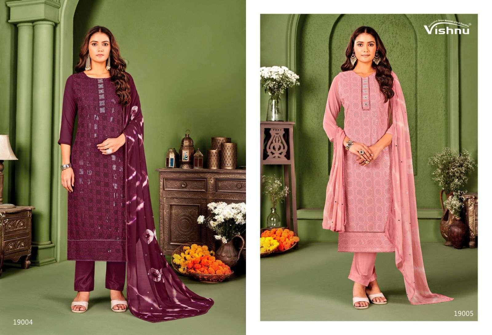 VISHNU ZULFAT VOL 6 GEORGETTE DRESS CATALOG SUPPLIER 2025