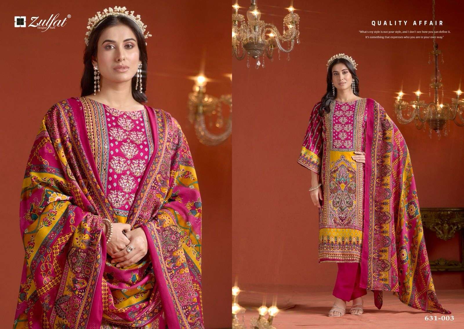 ZULFAT RAABTA VOL 5 PURE JAM COTTON SALWER SUIT CATALOGUE BEST RATE 
