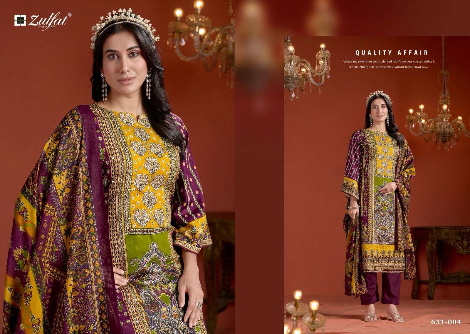 ZULFAT RAABTA VOL 5 PURE JAM COTTON SALWER SUIT CATALOGUE BEST RATE 