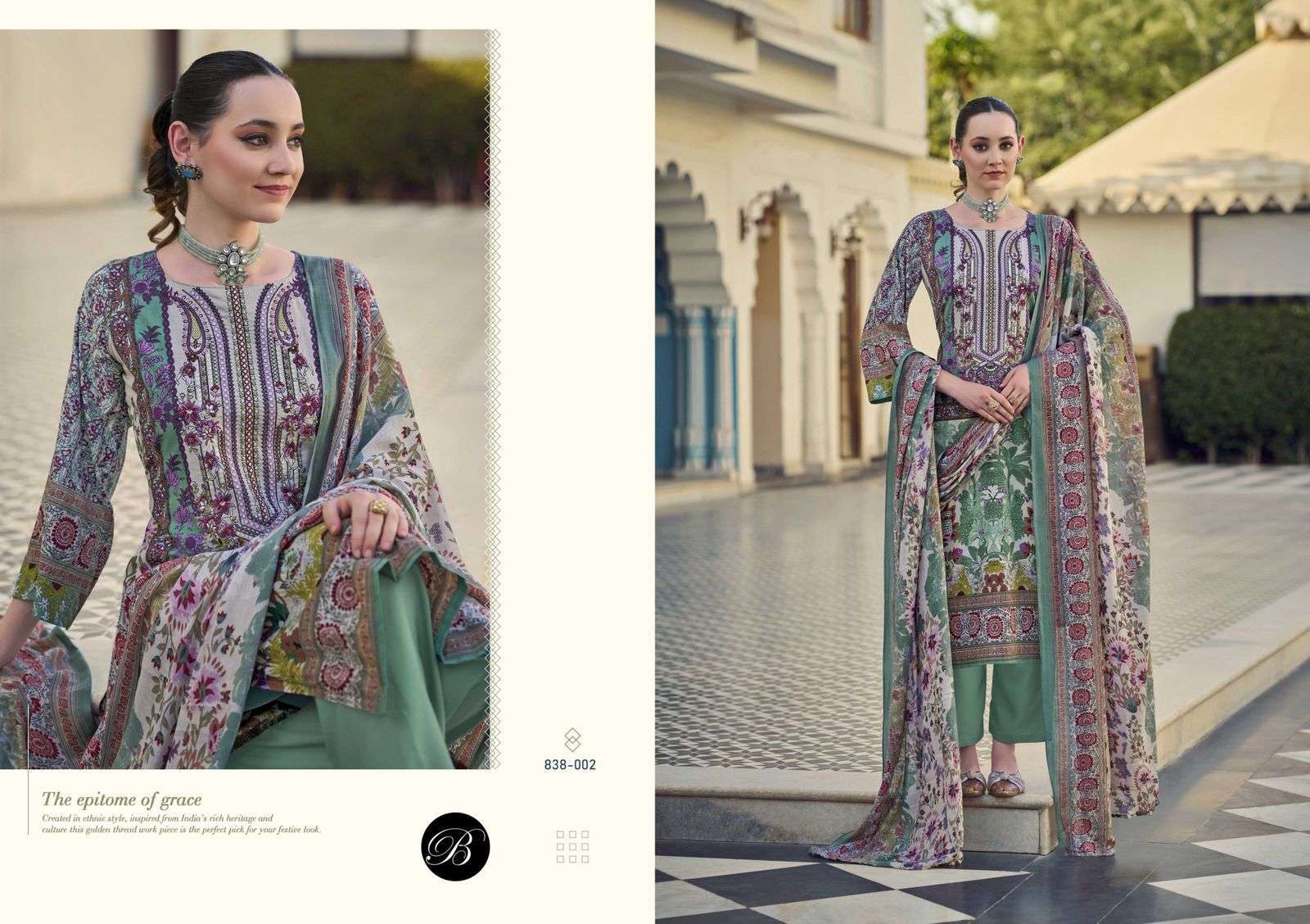 BELLIZA NAIRA VOL 104 PURE COTTON SUIT CATALOG EXPORTER 2025