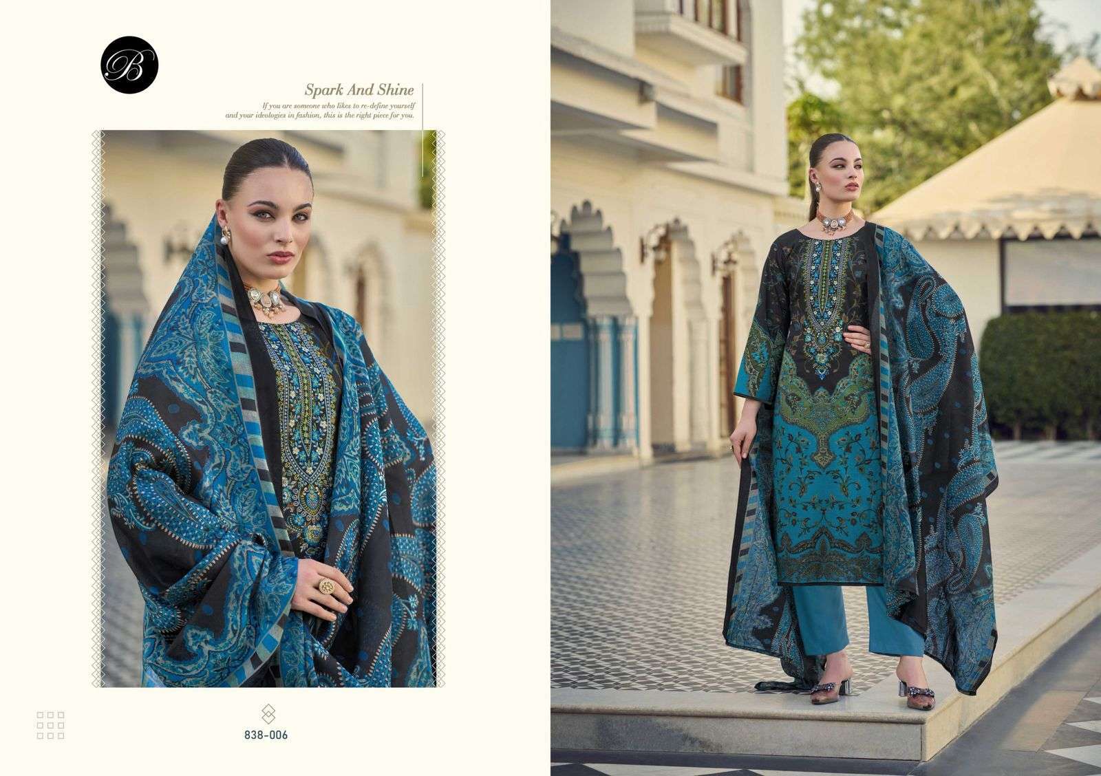BELLIZA NAIRA VOL 104 PURE COTTON SUIT CATALOG EXPORTER 2025
