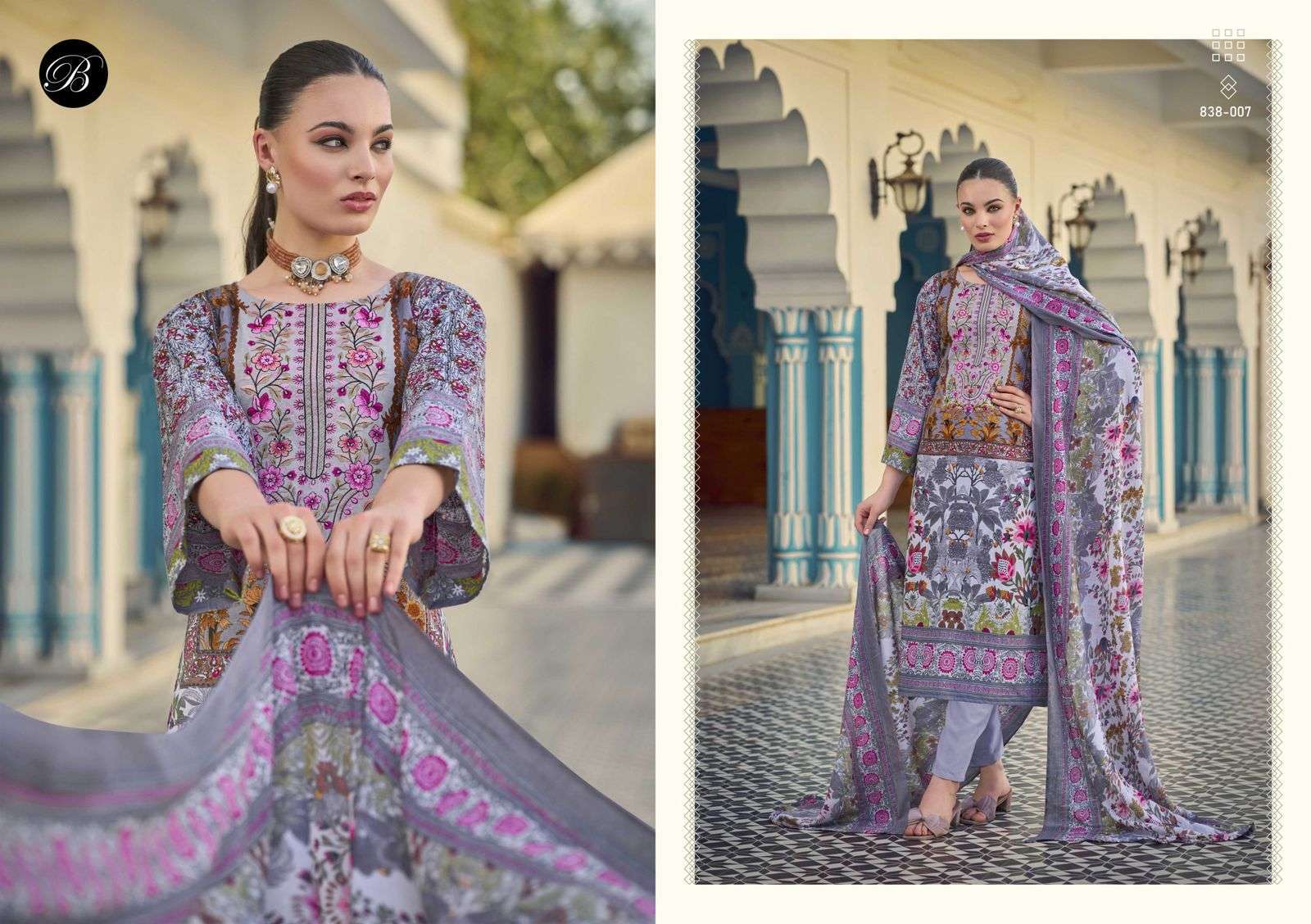 BELLIZA NAIRA VOL 104 PURE COTTON SUIT CATALOG EXPORTER 2025