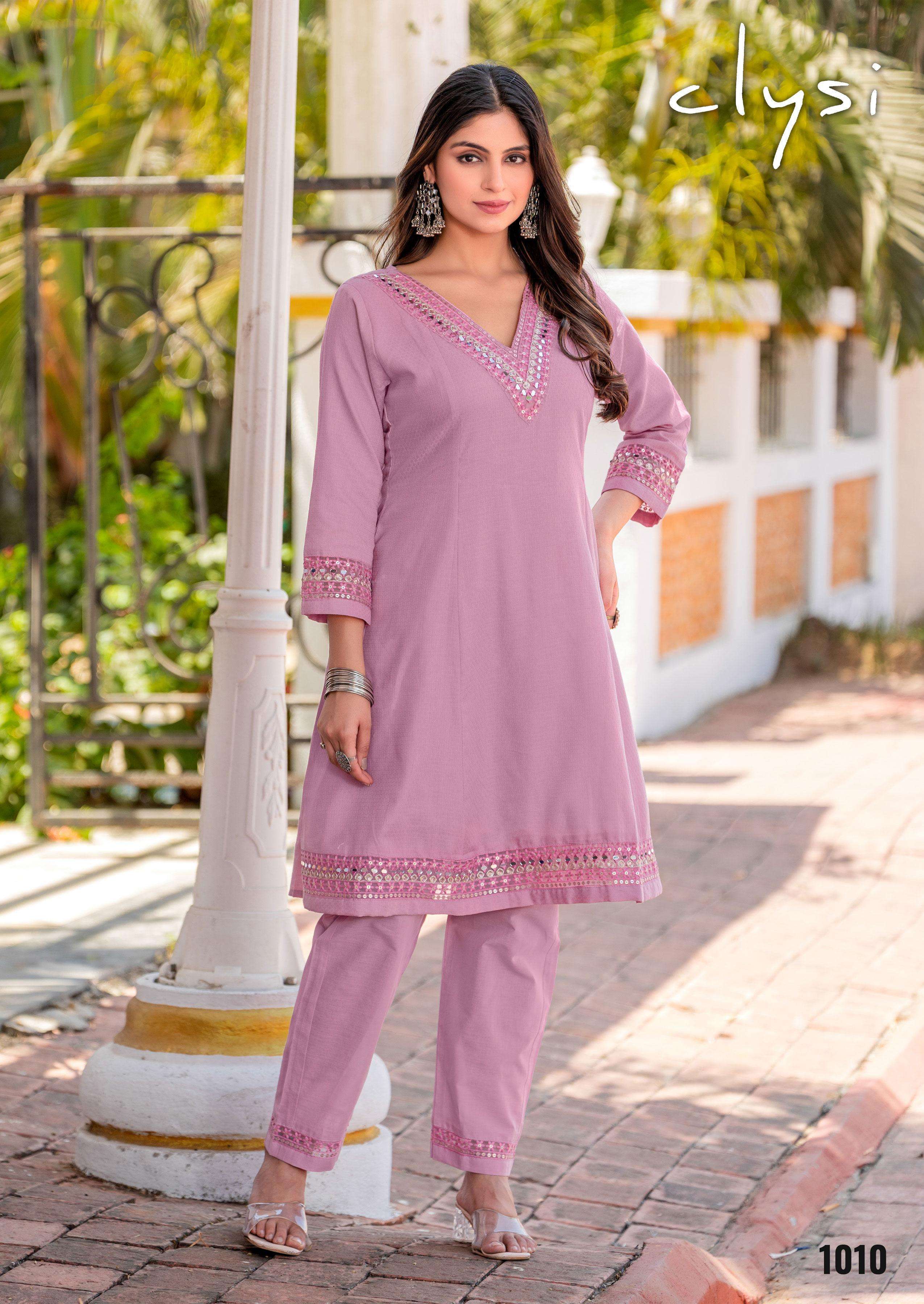CLYSI EVA STYLISH CORD STYLE TOP BOTTM SET COLLECTION BEST RATE 