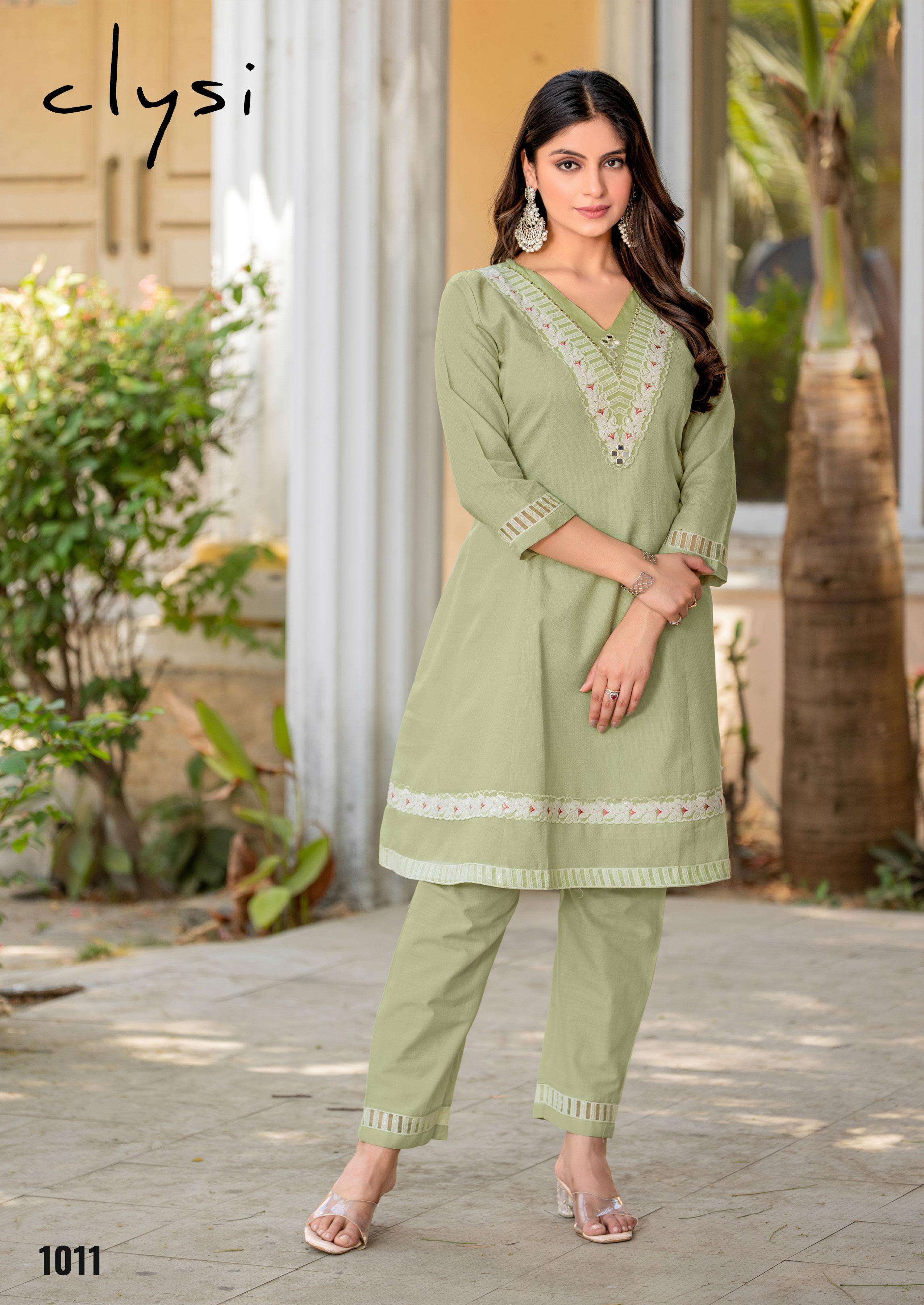 CLYSI EVA STYLISH CORD STYLE TOP BOTTM SET COLLECTION BEST RATE 