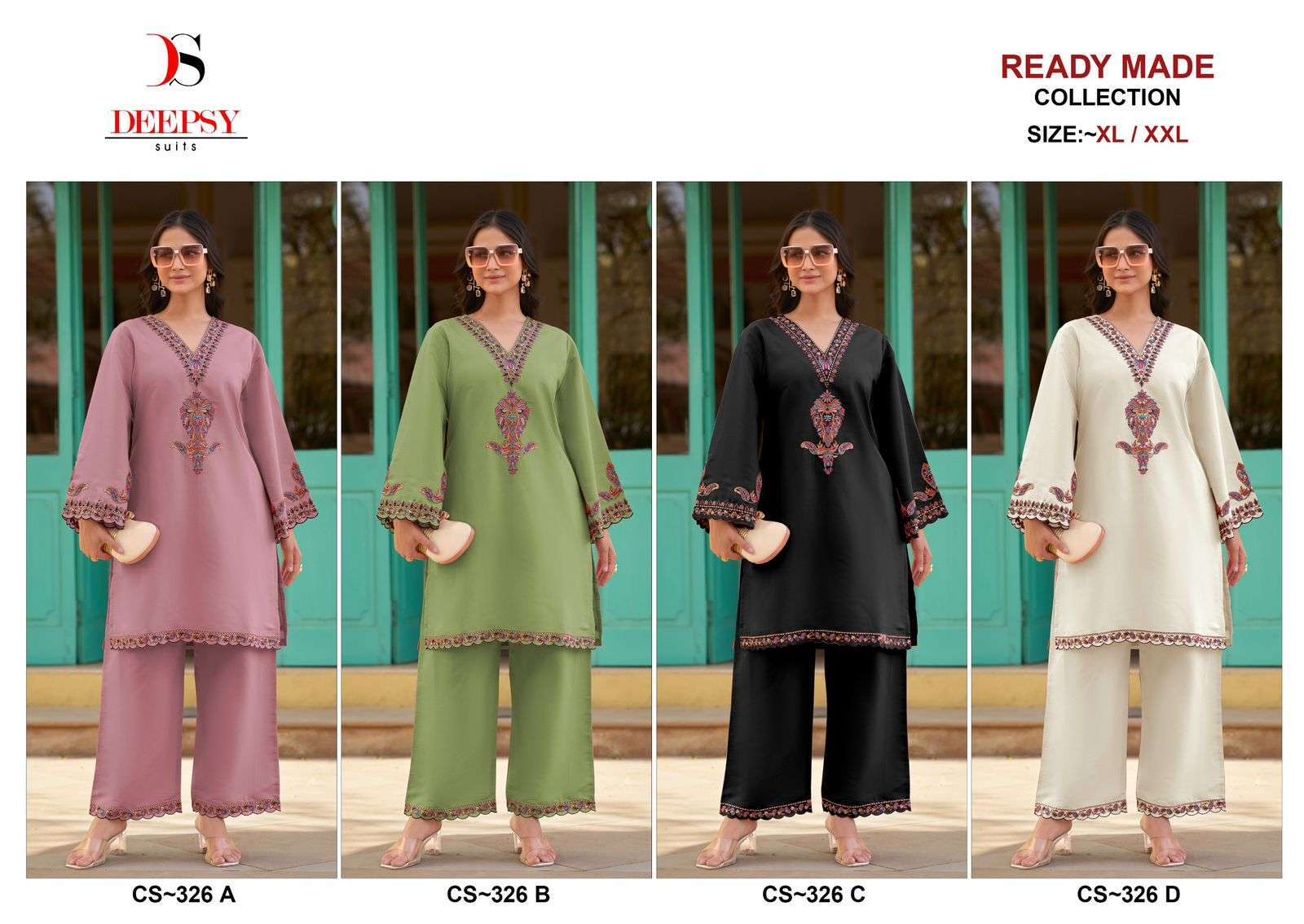 DEEPSY CS 326 VISCOSE SILK DESIGNER CORD SET COLLECTION 2025