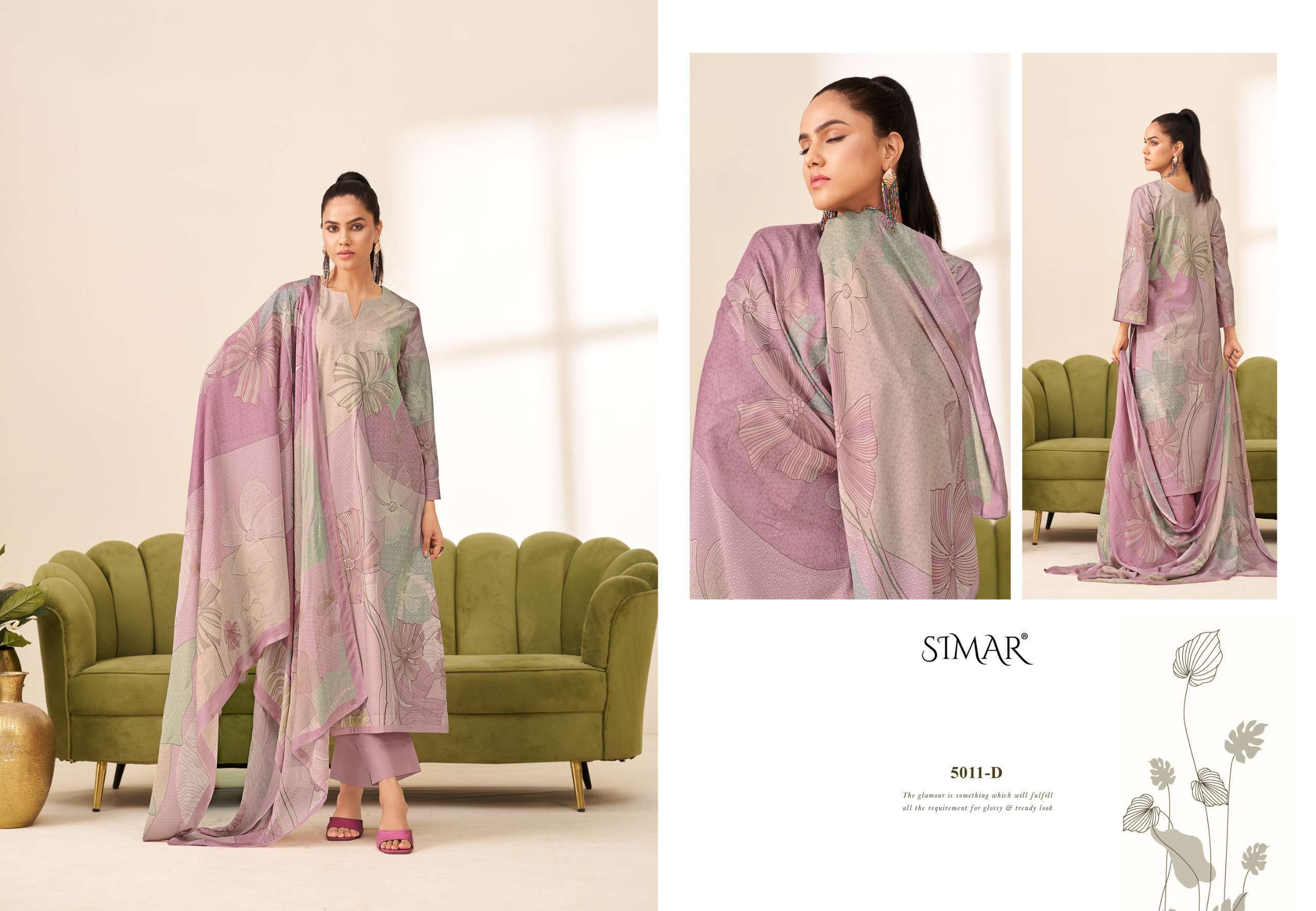 GLOSSY SIMAR SUNIDHI PRIME COTTON SUIT LATEST CATALOGUE 2025
