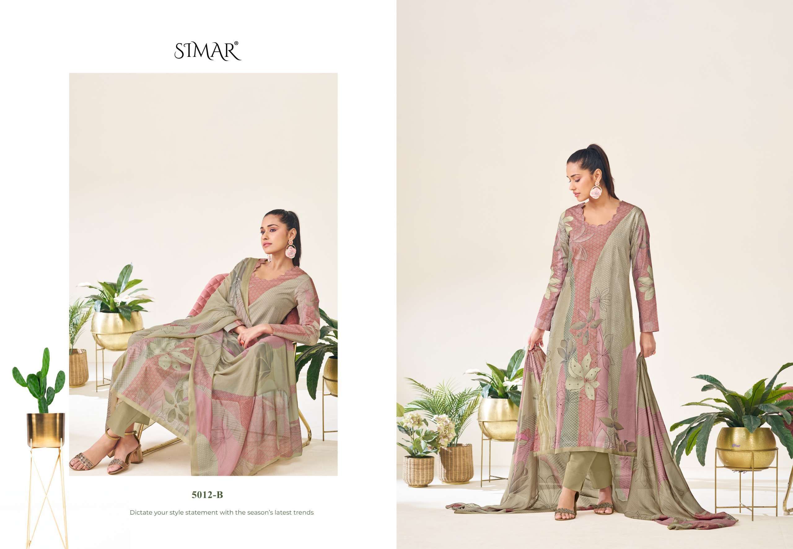 GLOSSY SUNIDHI GOLD LADIES WEAR COTTON SUIT CATALOGUE BEST RATE DEALER 2025