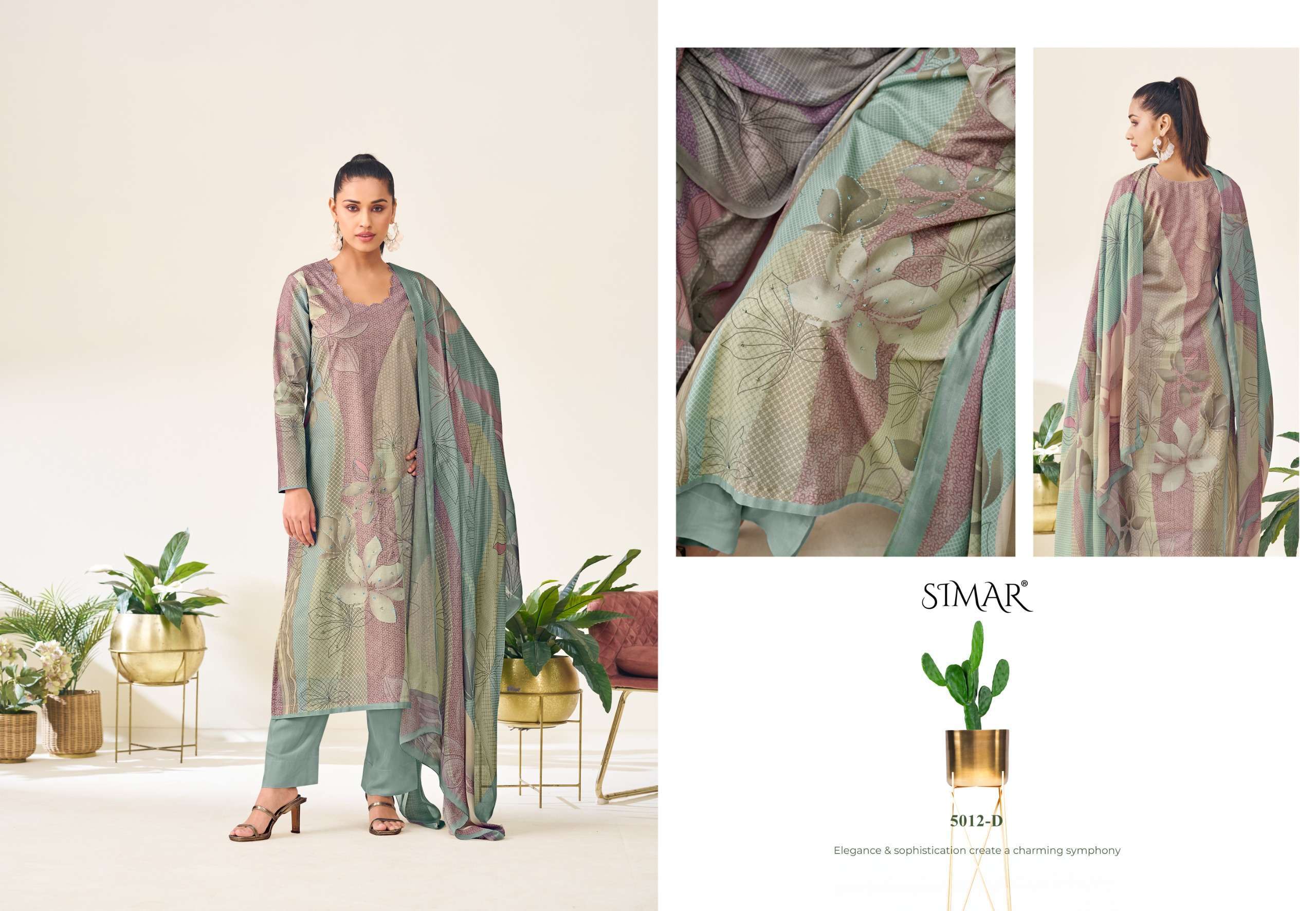 GLOSSY SUNIDHI GOLD LADIES WEAR COTTON SUIT CATALOGUE BEST RATE DEALER 2025