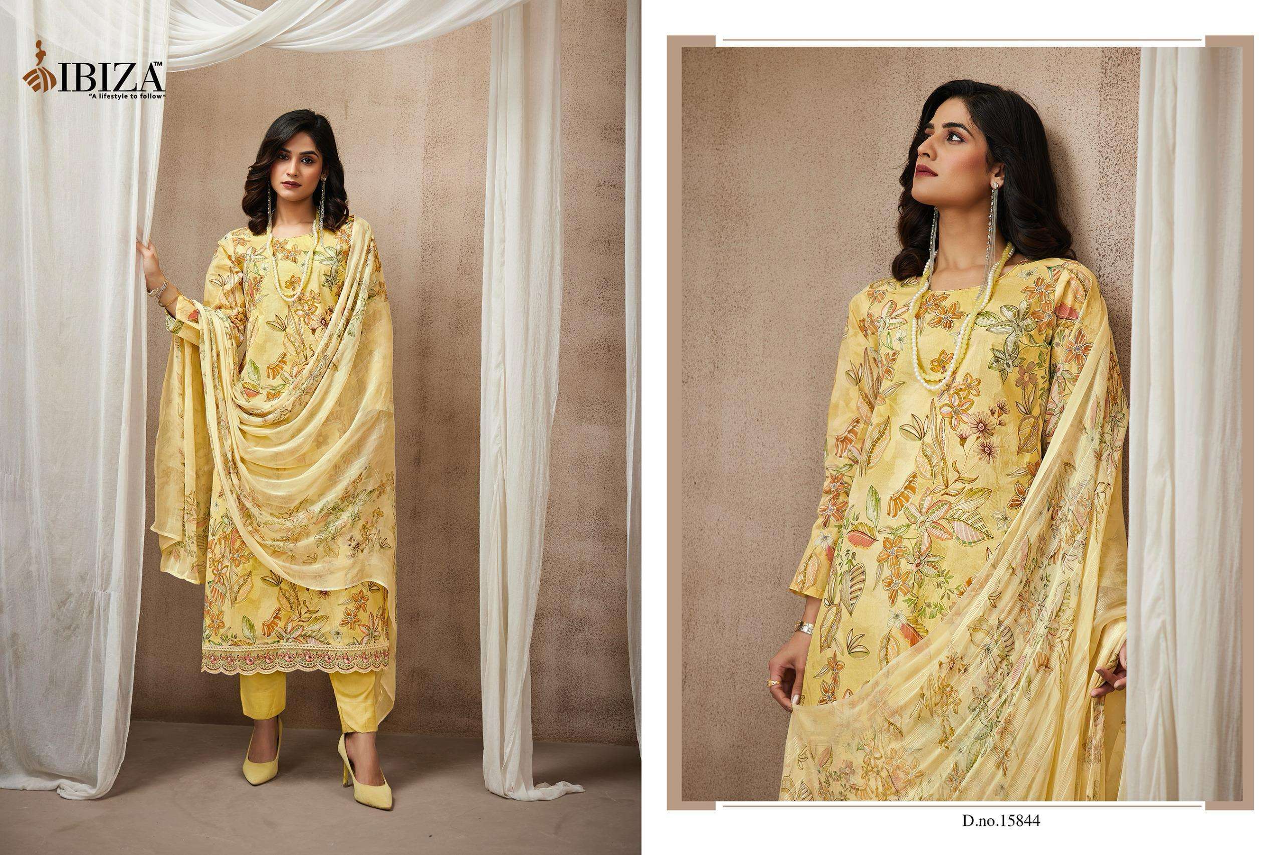 IBIZA SAMORA DESIGNER ORGANDY LADIES SUIT CATALOG WHOLESALE PRICE 