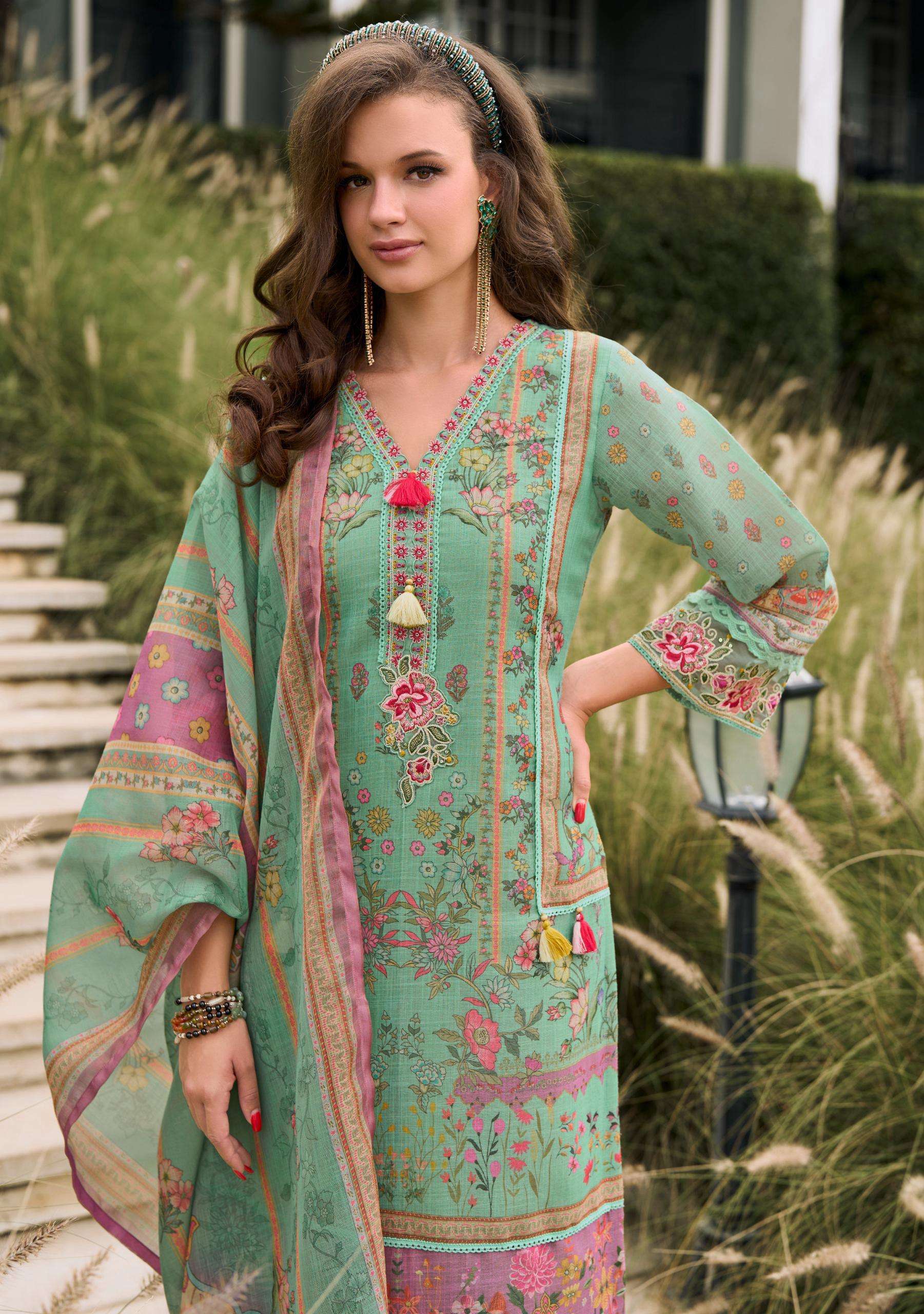 KAILEE IZHAAR VOL 4 KALKI FASHION DESIGNER KURTI PANT WITH DUPATTA LATEST CATALOGUE 2025