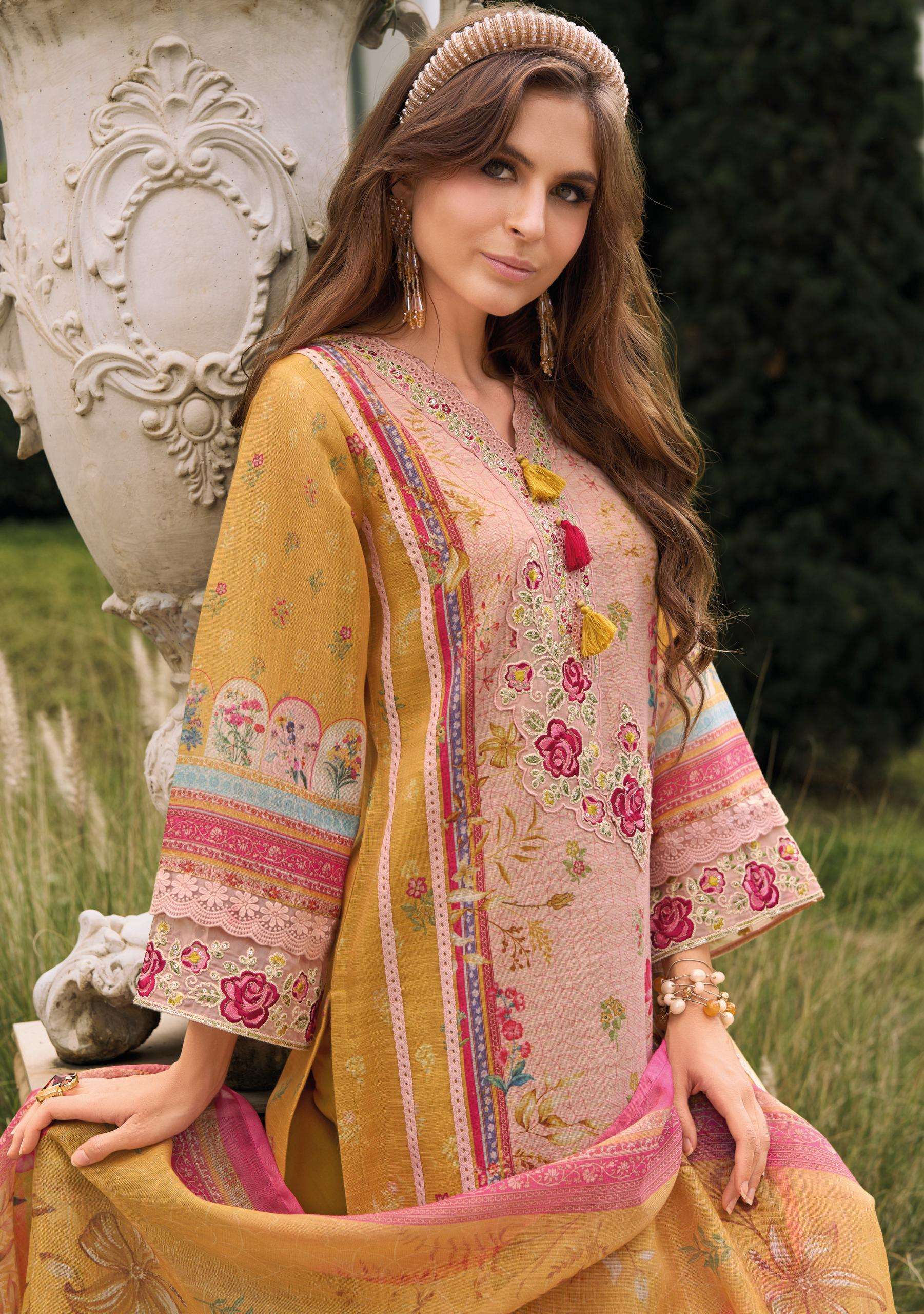 KAILEE IZHAAR VOL 4 KALKI FASHION DESIGNER KURTI PANT WITH DUPATTA LATEST CATALOGUE 2025