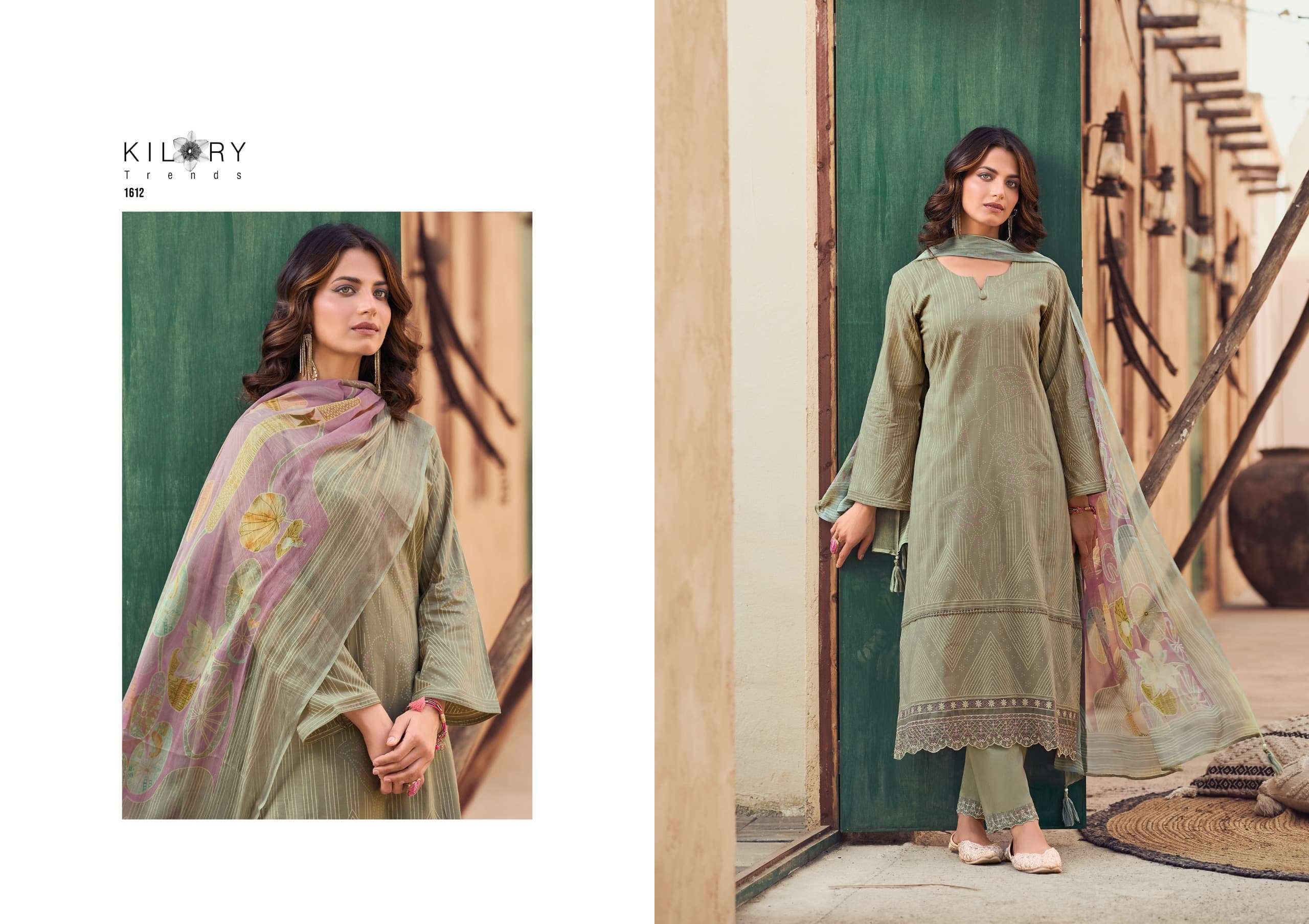KILORY LAKHSHITA PURE LAWN COTTON DESIGNER SUIT CATALOG EXPORTER 2025