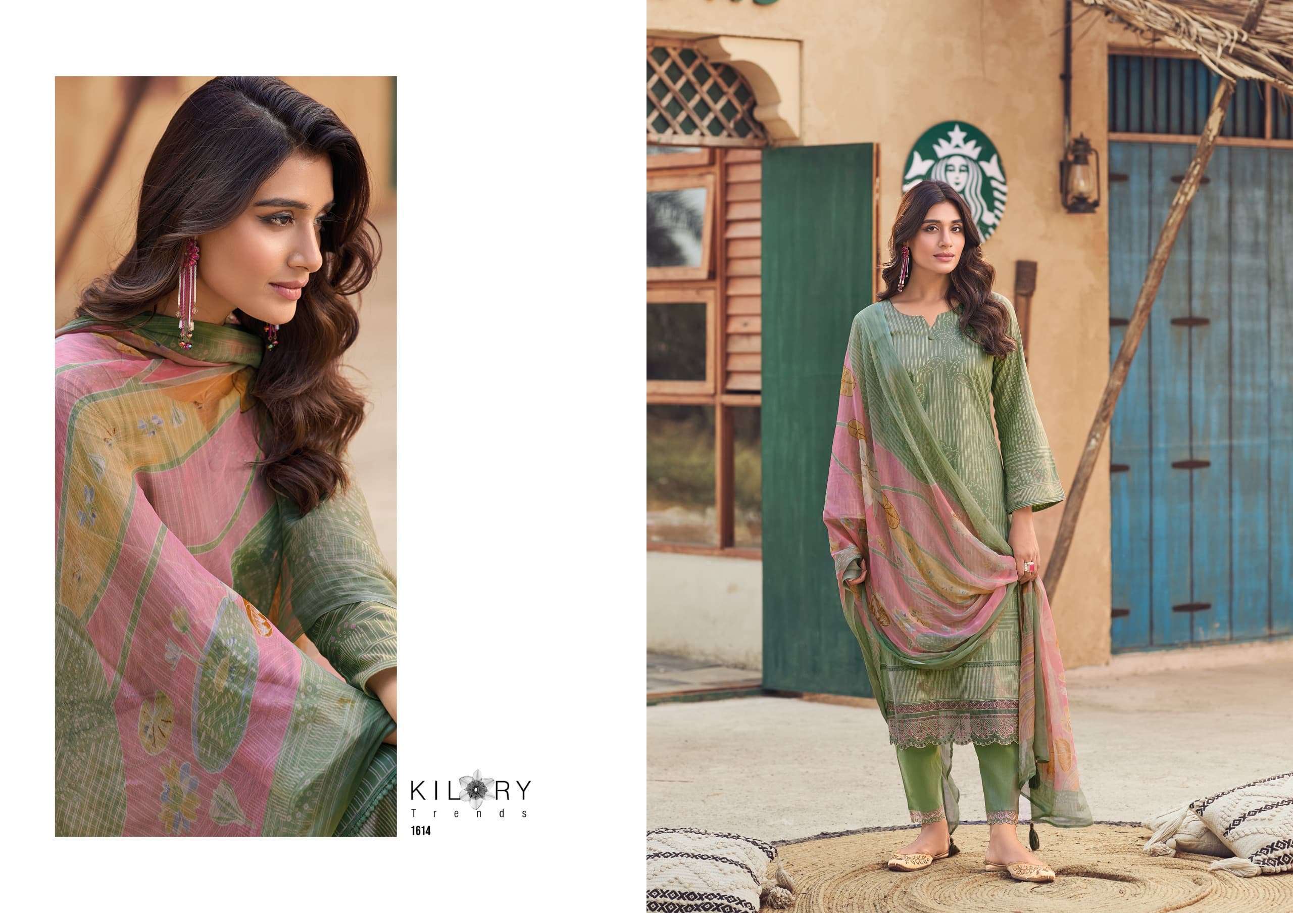 KILORY LAKHSHITA PURE LAWN COTTON DESIGNER SUIT CATALOG EXPORTER 2025